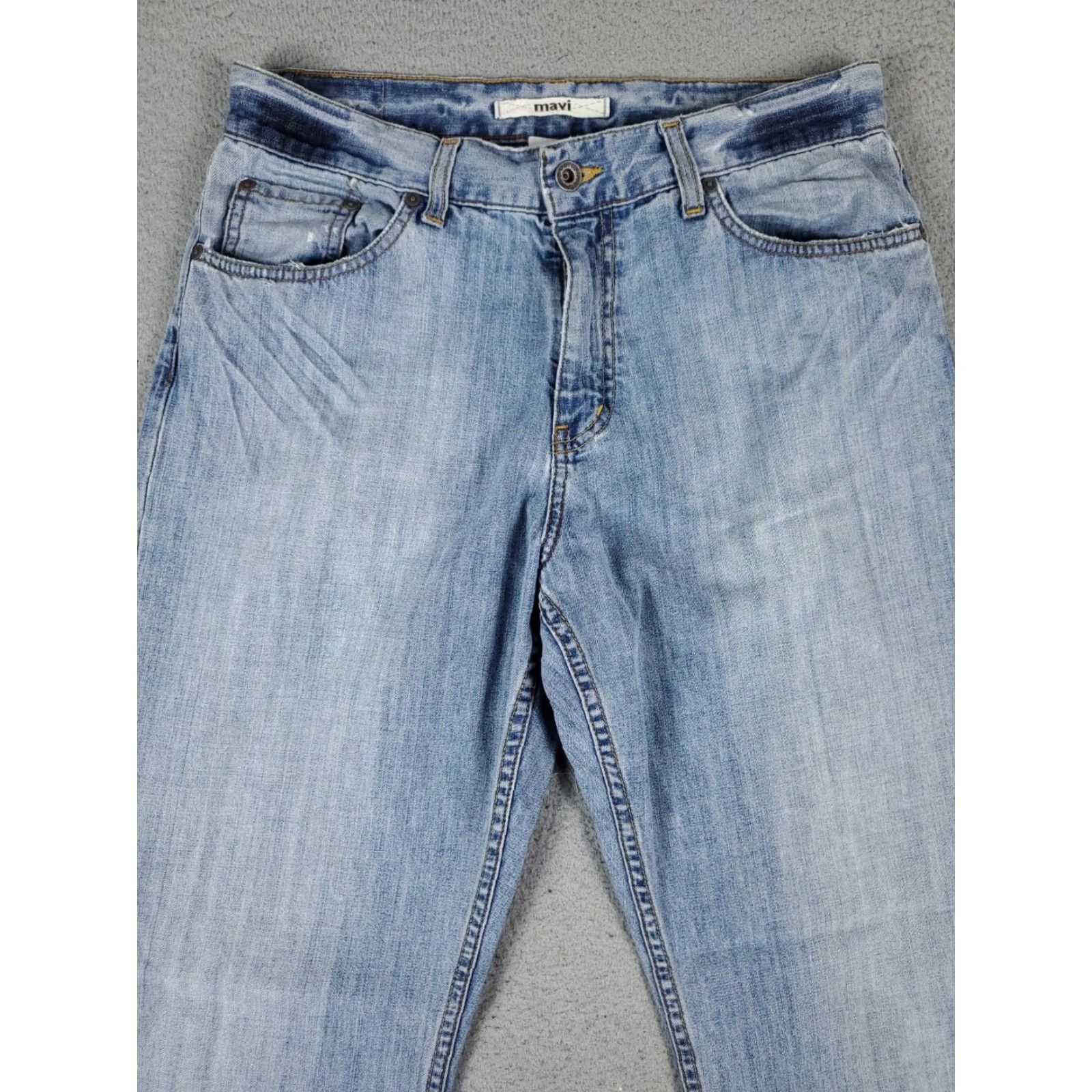 Vintage Mavi Jeans Mens Blue Straight Leg Denim Pants Size 32x31 Size US 32 / EU 48 - 2 Thumbnail