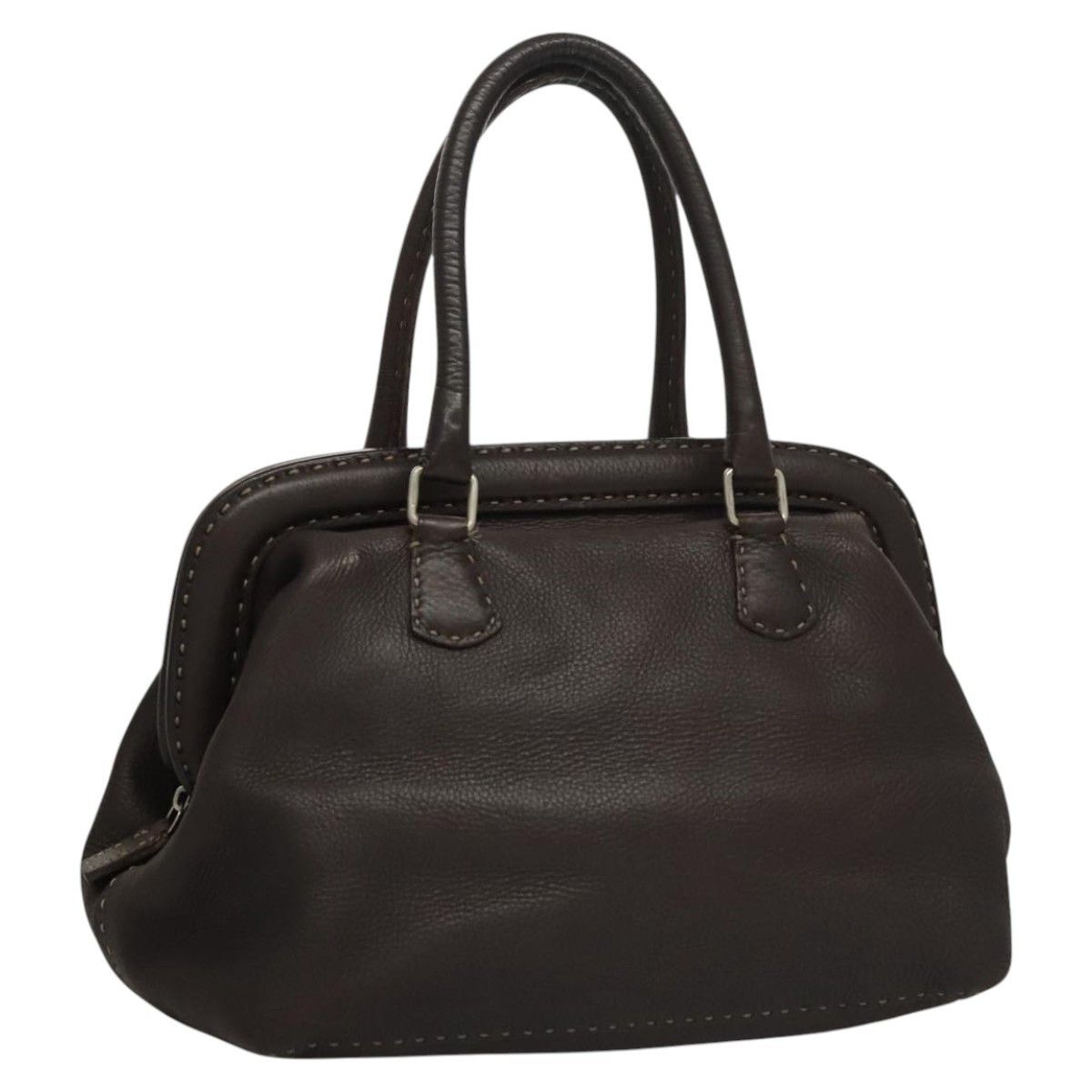 Fendi Fendi Selleria Frame Doctor Bag Leather Size ONE SIZE - 1 Thumbnail