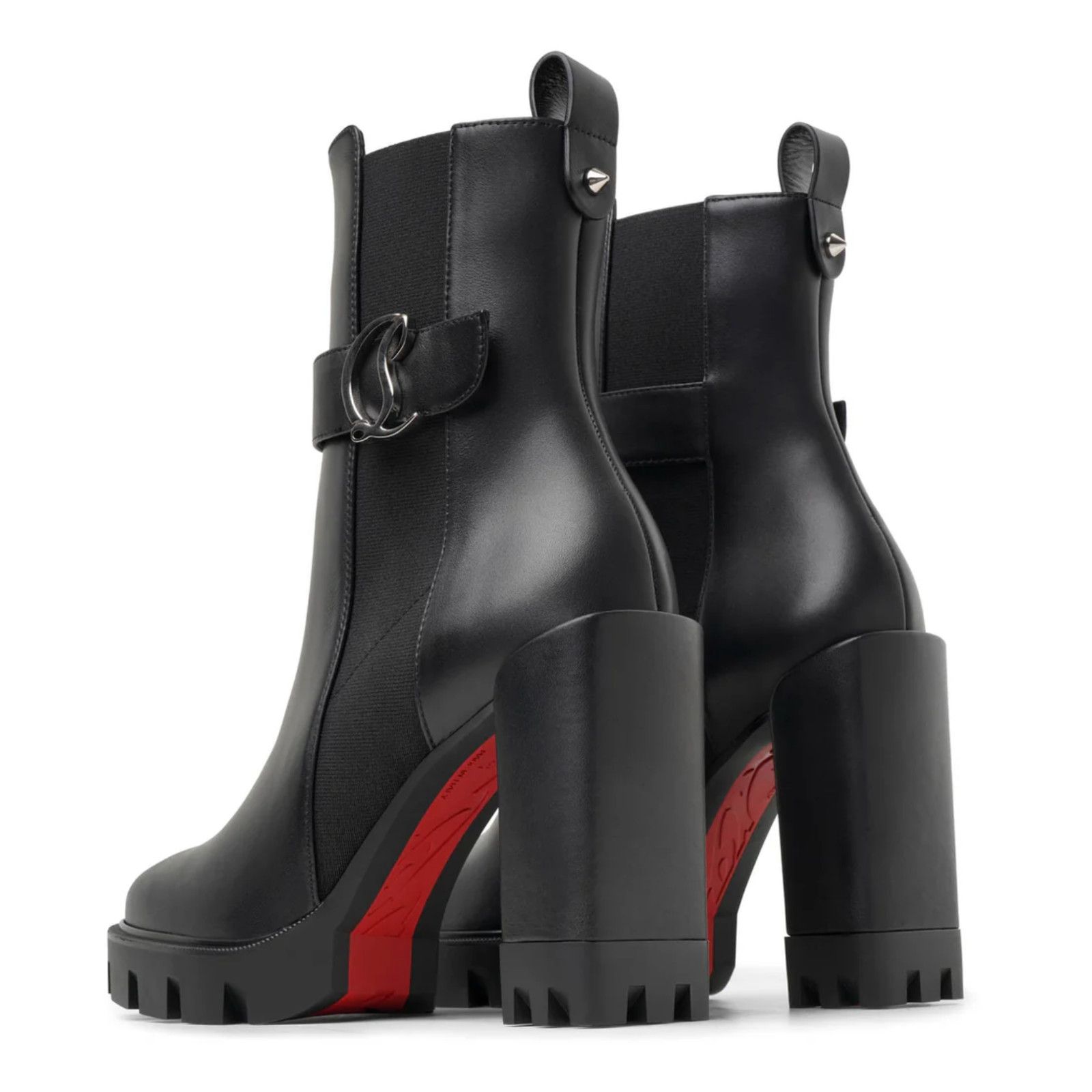 Christian Louboutin Christian Louboutin CL Chelsea Lug 100 Leather Ankle Boot 41 Size US 10 / IT 40 - 18 Thumbnail