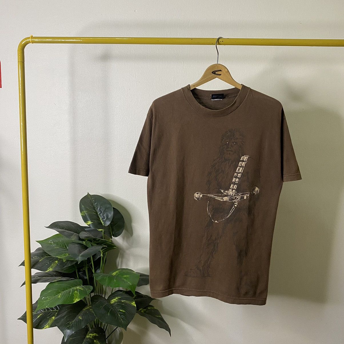Star Wars × Vintage Vintage 1990s Star Wars Chewbacca Tee Size US M / EU 48-50 / 2 - 1 Thumbnail