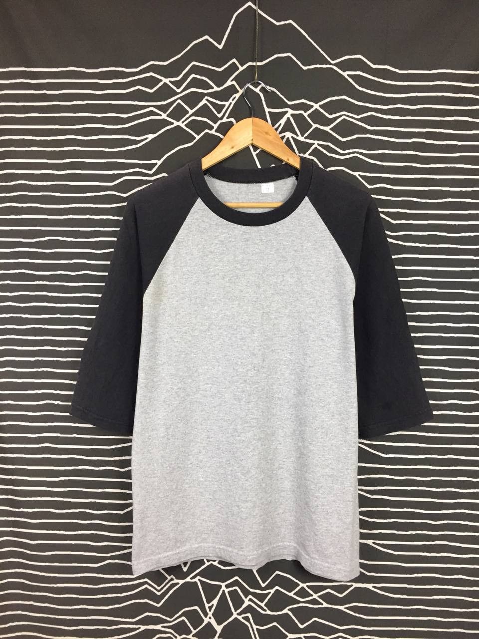Vintage Plain Blank Essential 3Q Raglan Tee Size US M / EU 48-50 / 2 - 1 Thumbnail