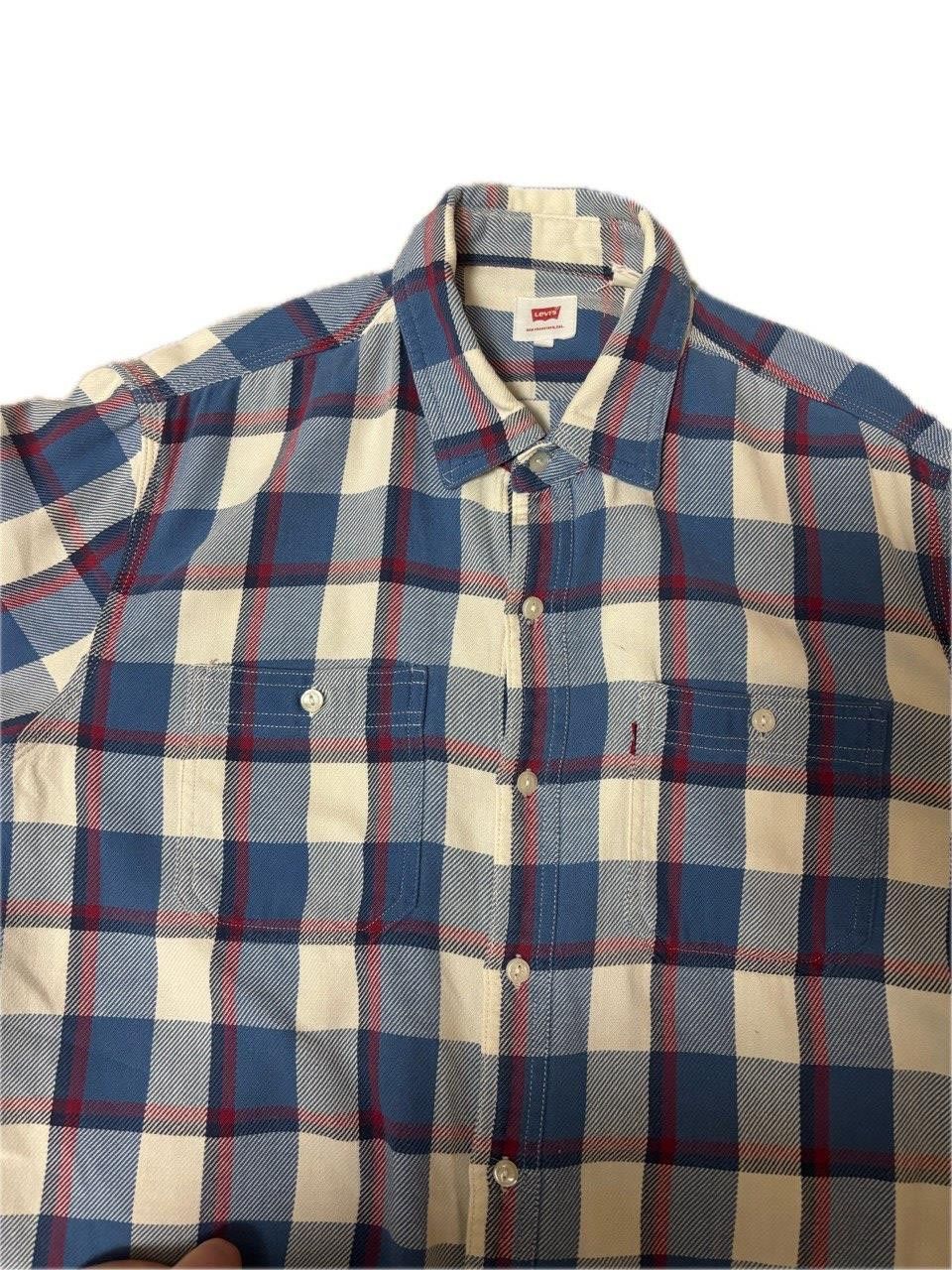 Levi's Levi's Vintage blue checkered shirt size L Size US L / EU 52-54 / 3 - 2 Thumbnail