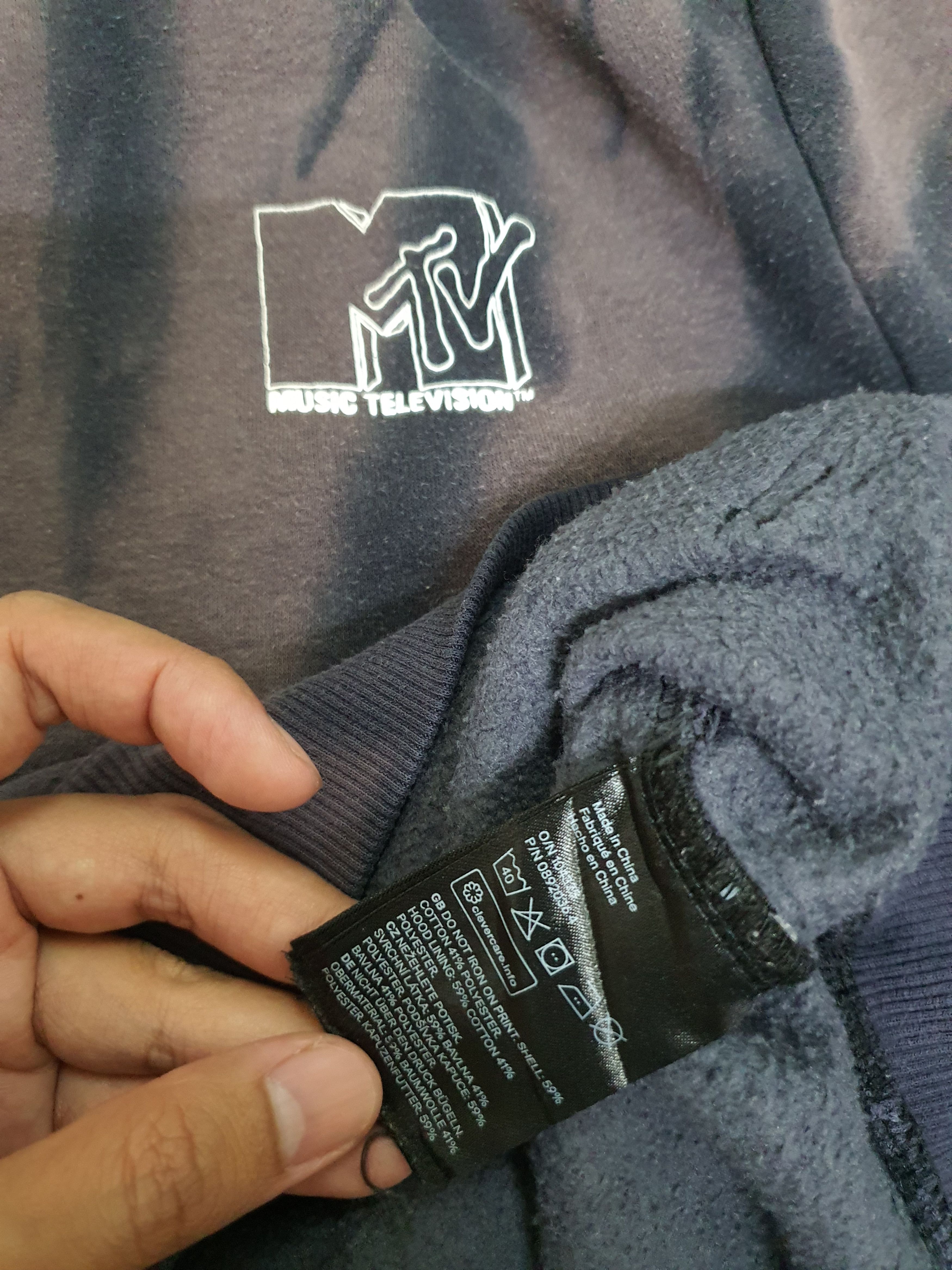 H&M H&M x MTV tie-dye hoodie Size US S / EU 44-46 / 1 - 8 Thumbnail