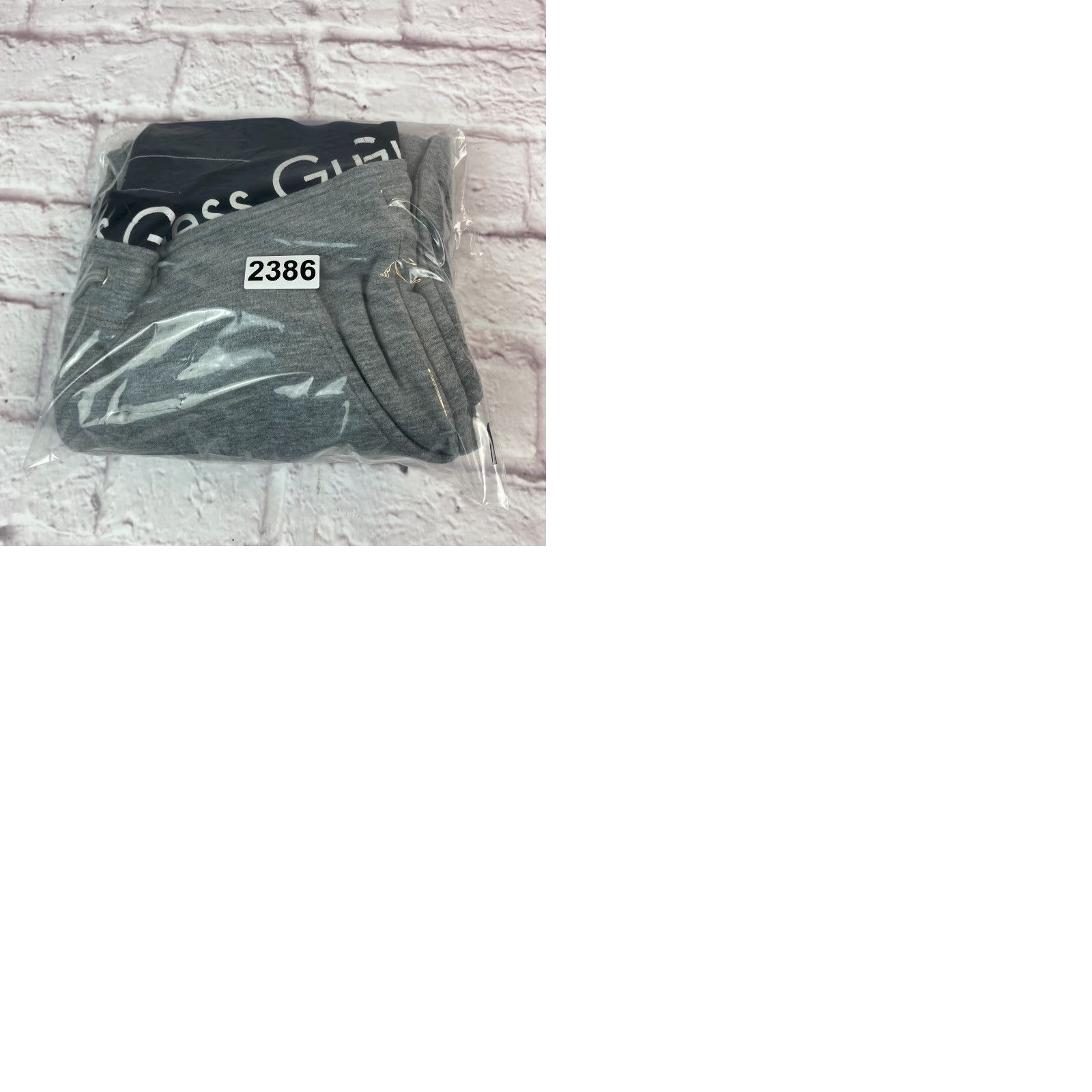 Guess GUESS Sweatpants Junior Teens S Gray Drawstring Logo Fleece Jogger Pants Size 28" / US 6 / IT 42 - 9 Thumbnail
