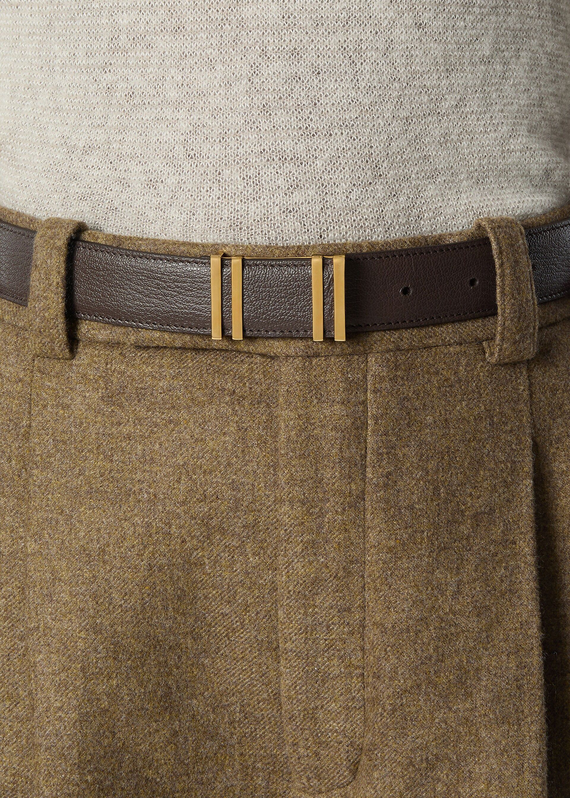 Loro Piana os11x0426 FAR1535 Size: OS / Ponticello Belt in Pecora Nera Size ONE SIZE - 3 Thumbnail