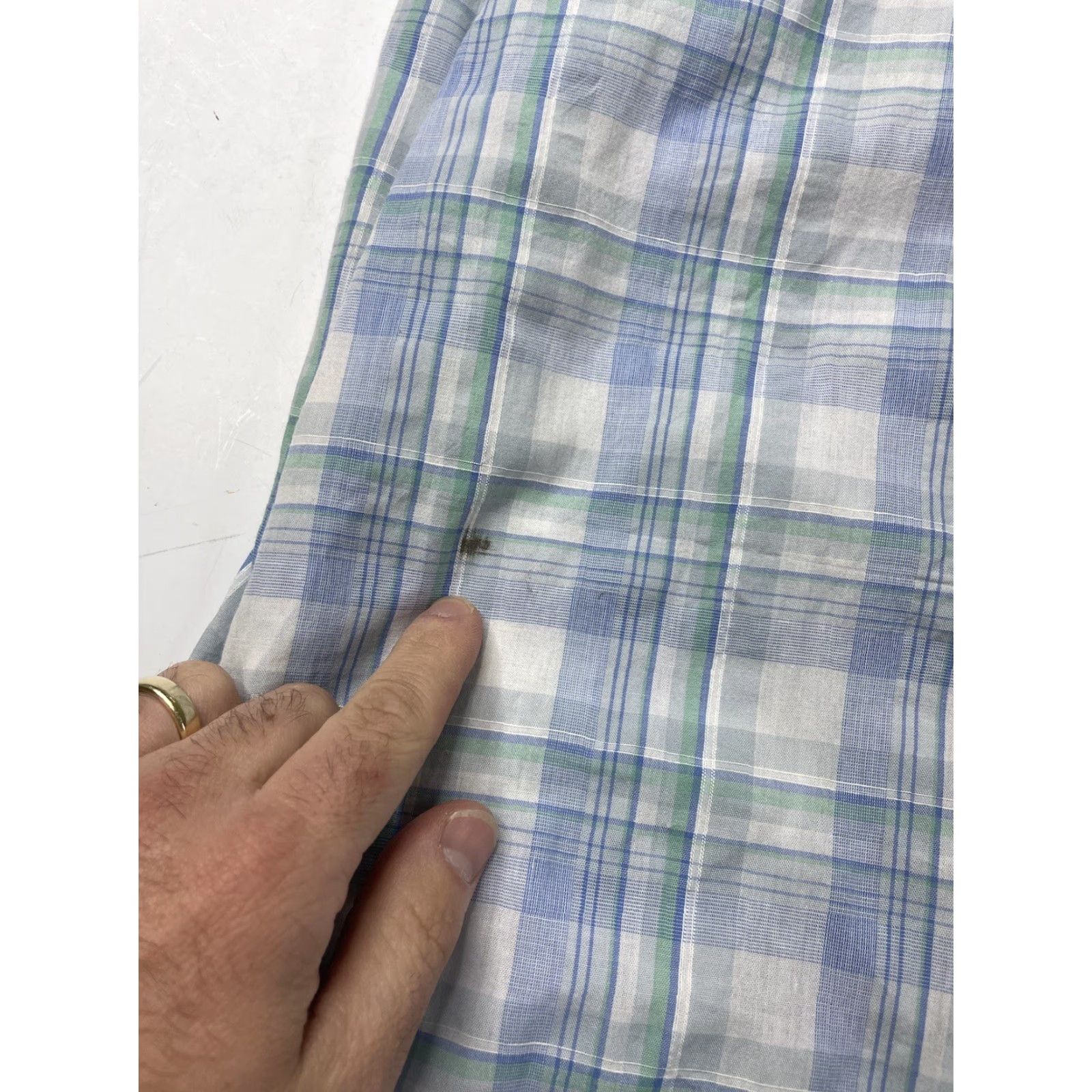 Vintage VINTAGE Castaway Nantucket Plaid Button-Down Shirt Men’s Medium Size US M / EU 48-50 / 2 - 8 Thumbnail