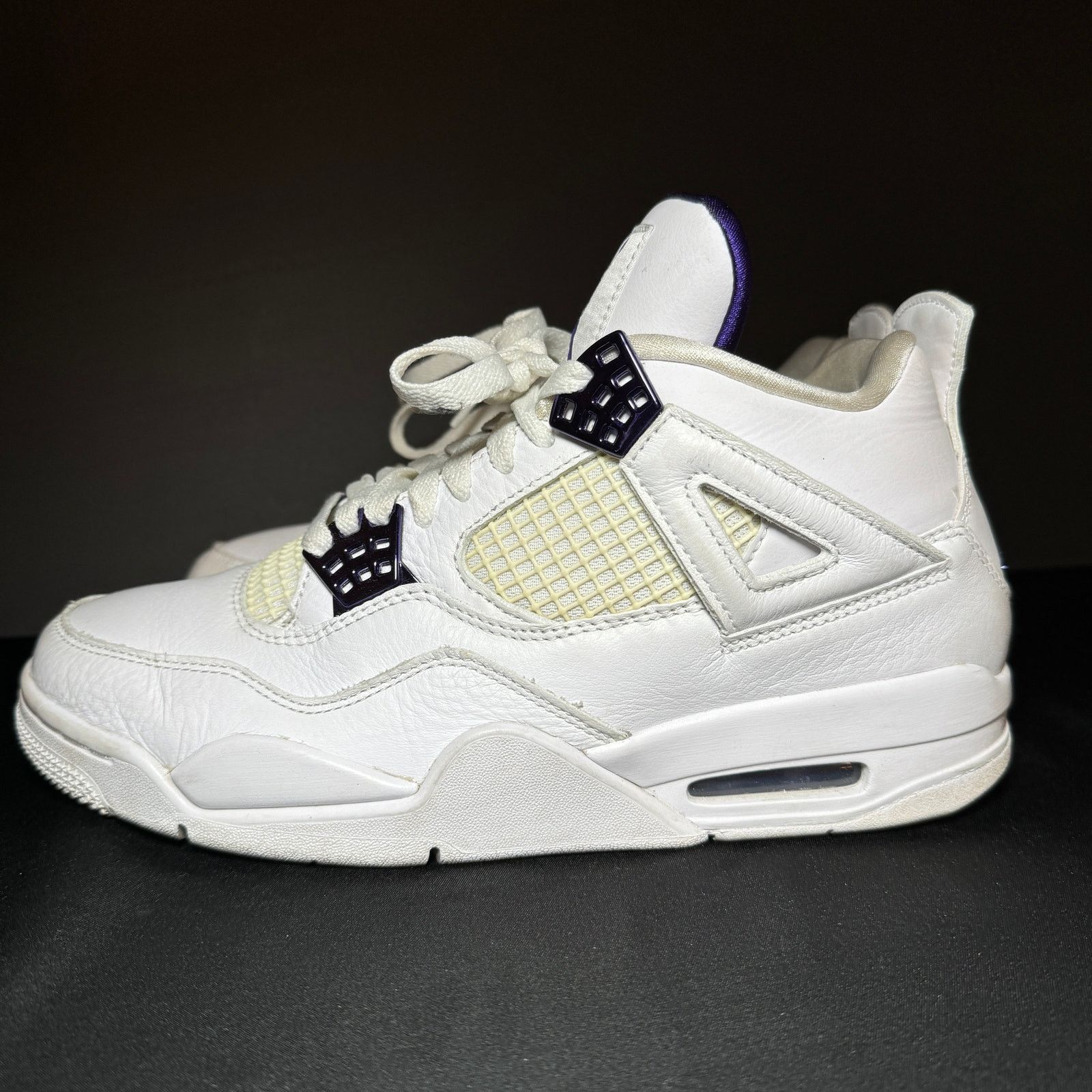 Jordan Brand × Nike Size 8 - Nike Air Jordan 4 Retro Purple Metallic Men's Shoes Size US 8 / EU 41 - 9 Thumbnail