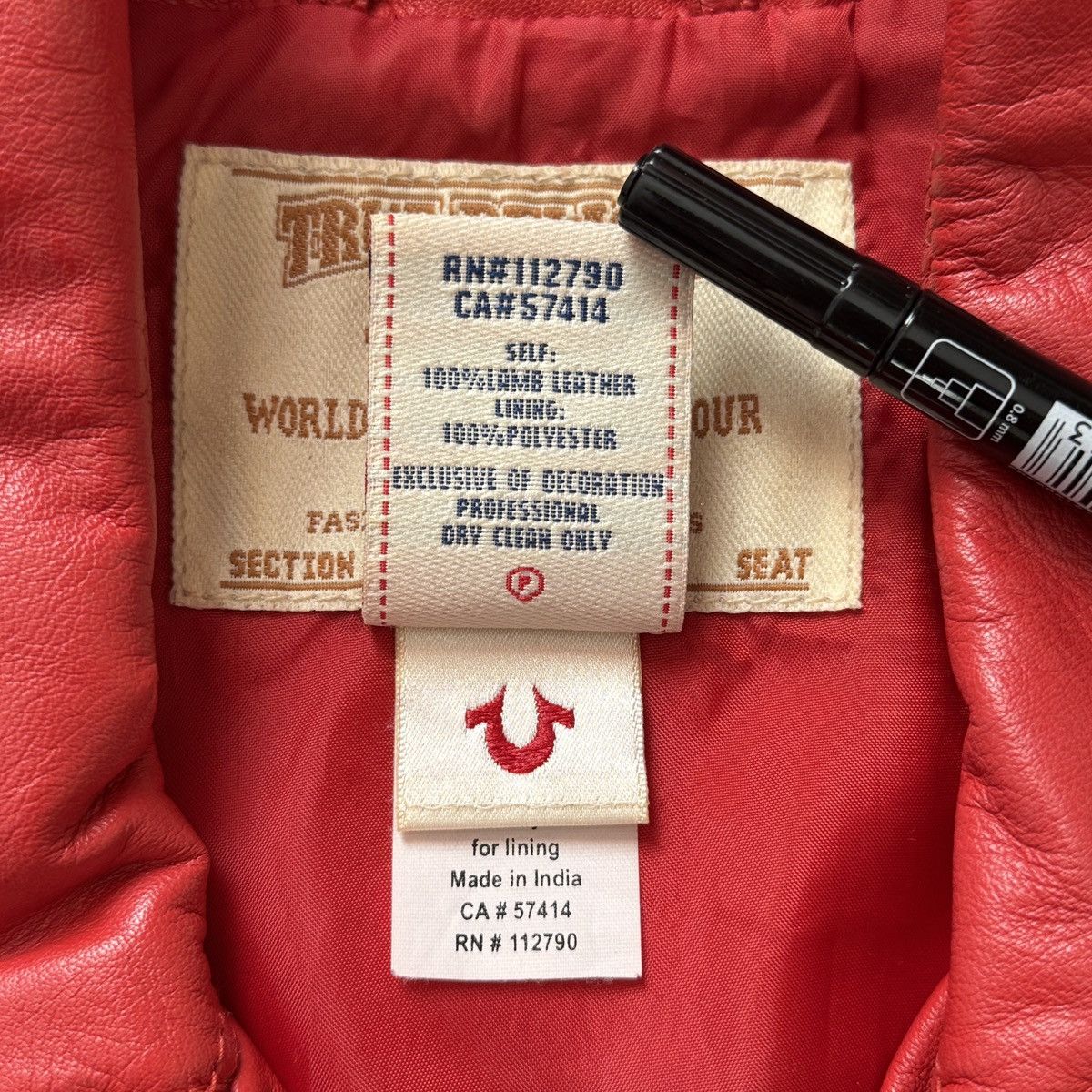 True Religion True Religion Vintage Y2K Leather Moto Jacket Size M / US 6-8 / IT 42-44 - 14 Thumbnail