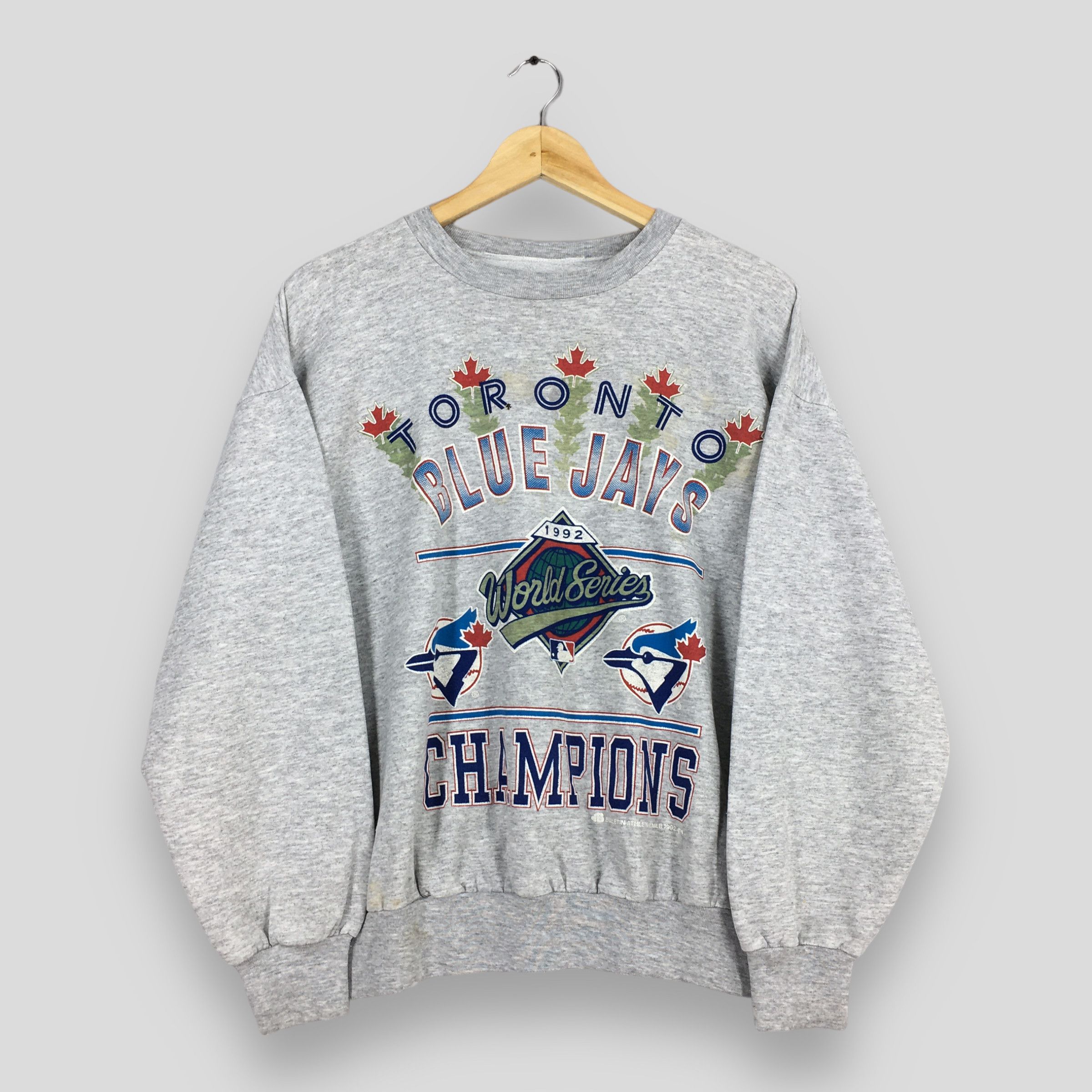 MLB Vintage 90's Toronto Blue Jays MLB Baseball Sweatshirt Large Size US L / EU 52-54 / 3 - 1 Thumbnail