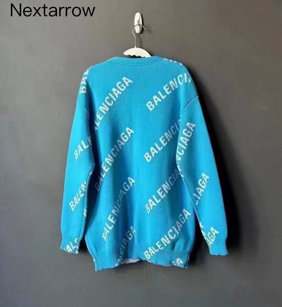 Balenciaga Balenciaga sky blue barrage cardigan shirt2412-Nextarrow Size US M / EU 48-50 / 2 - 2 Thumbnail