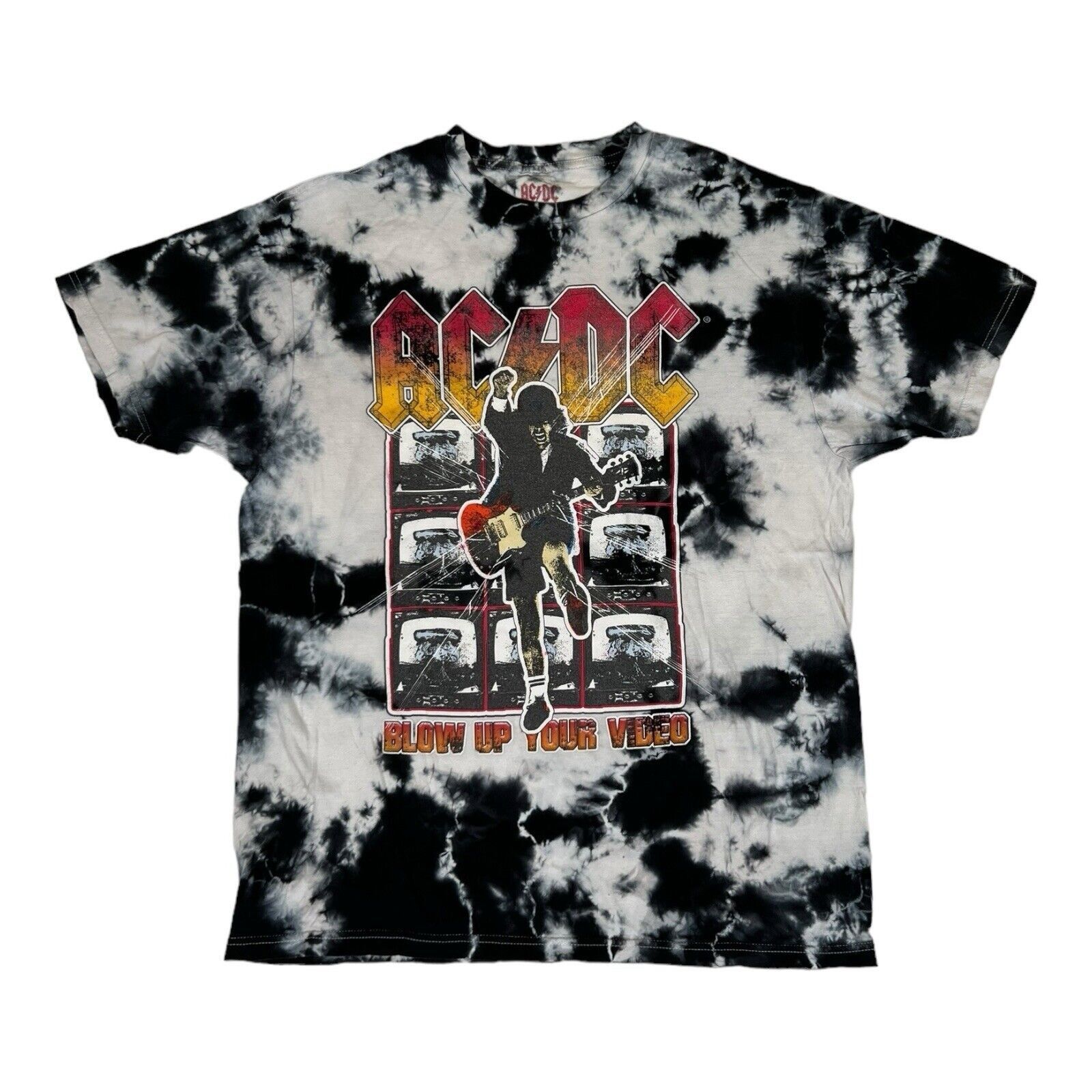 AC/DC Vintage AC/DC Tie Dye T-Shirt Size L “Blow Up Your Video” Re Size US L / EU 52-54 / 3 - 1 Thumbnail