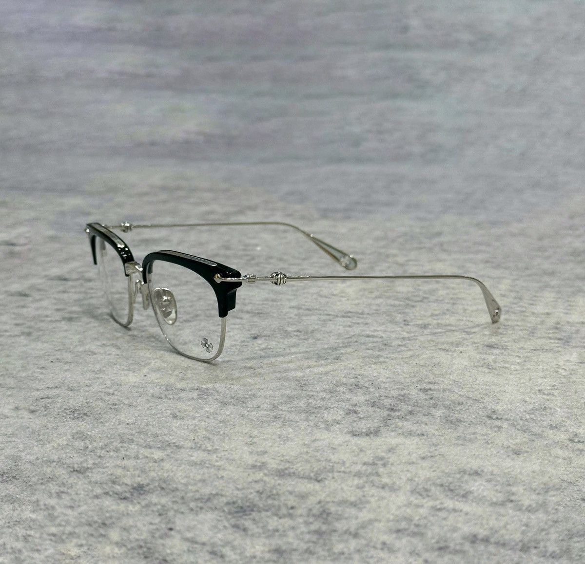 Chrome Hearts CHROME HEARTS SLUNTRADICTION (54) BLACK/SHINY SILVER Size ONE SIZE - 1 Thumbnail