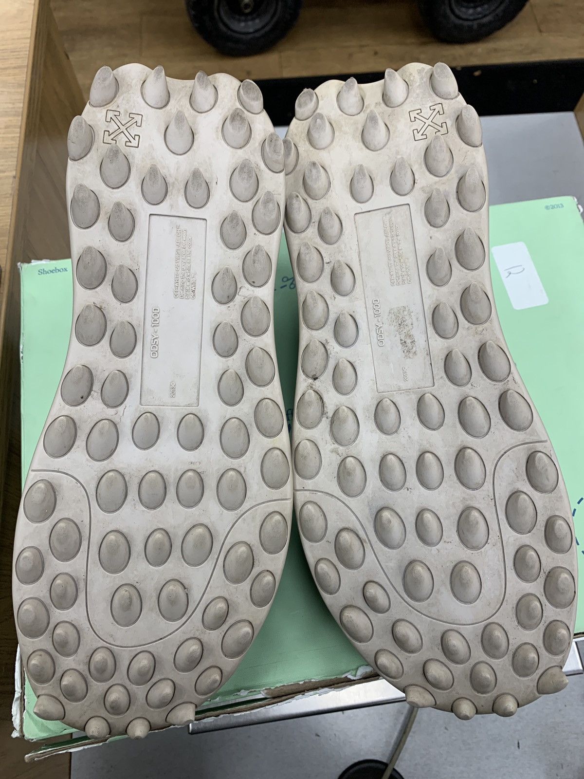 Off-White ODSY 1000 dark grey/ blue Size US 10 / EU 43 - 5 Thumbnail