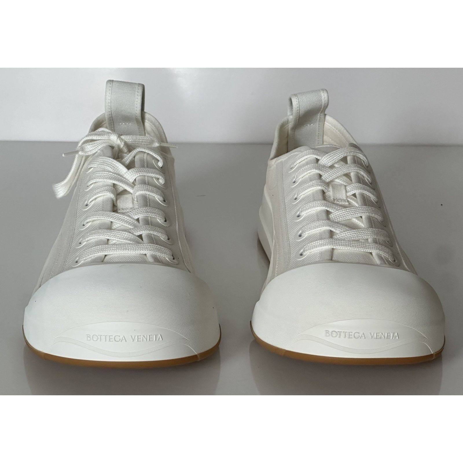Bottega Veneta Bottega Veneta Canvas White Sneakers 10 US 741360 Size US 10 / EU 43 - 8 Thumbnail