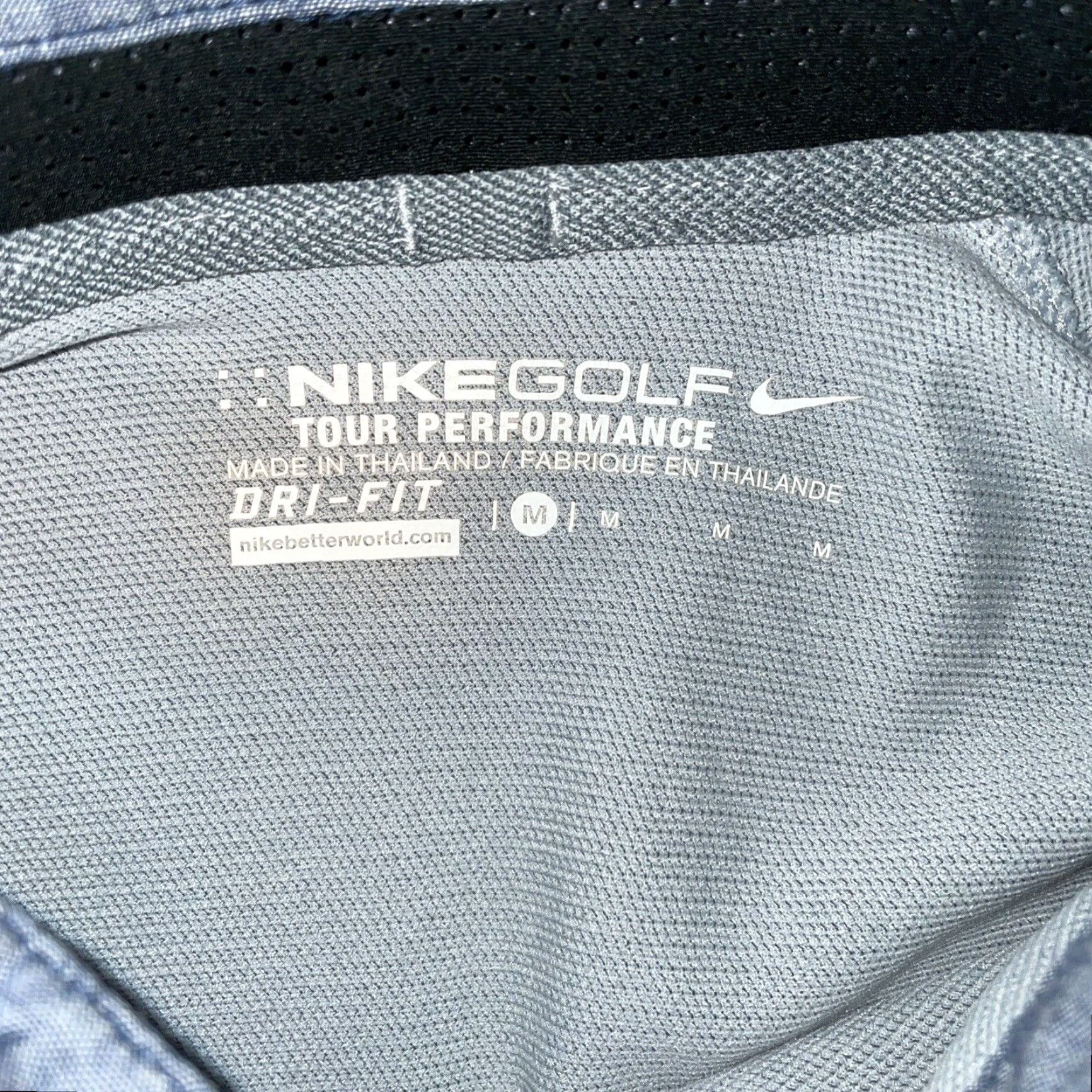 Nike Nike Golf Dri-Fit Polo Shirt Mens Medium Grey Pullover Performance Tour Size US M / EU 48-50 / 2 - 3 Thumbnail