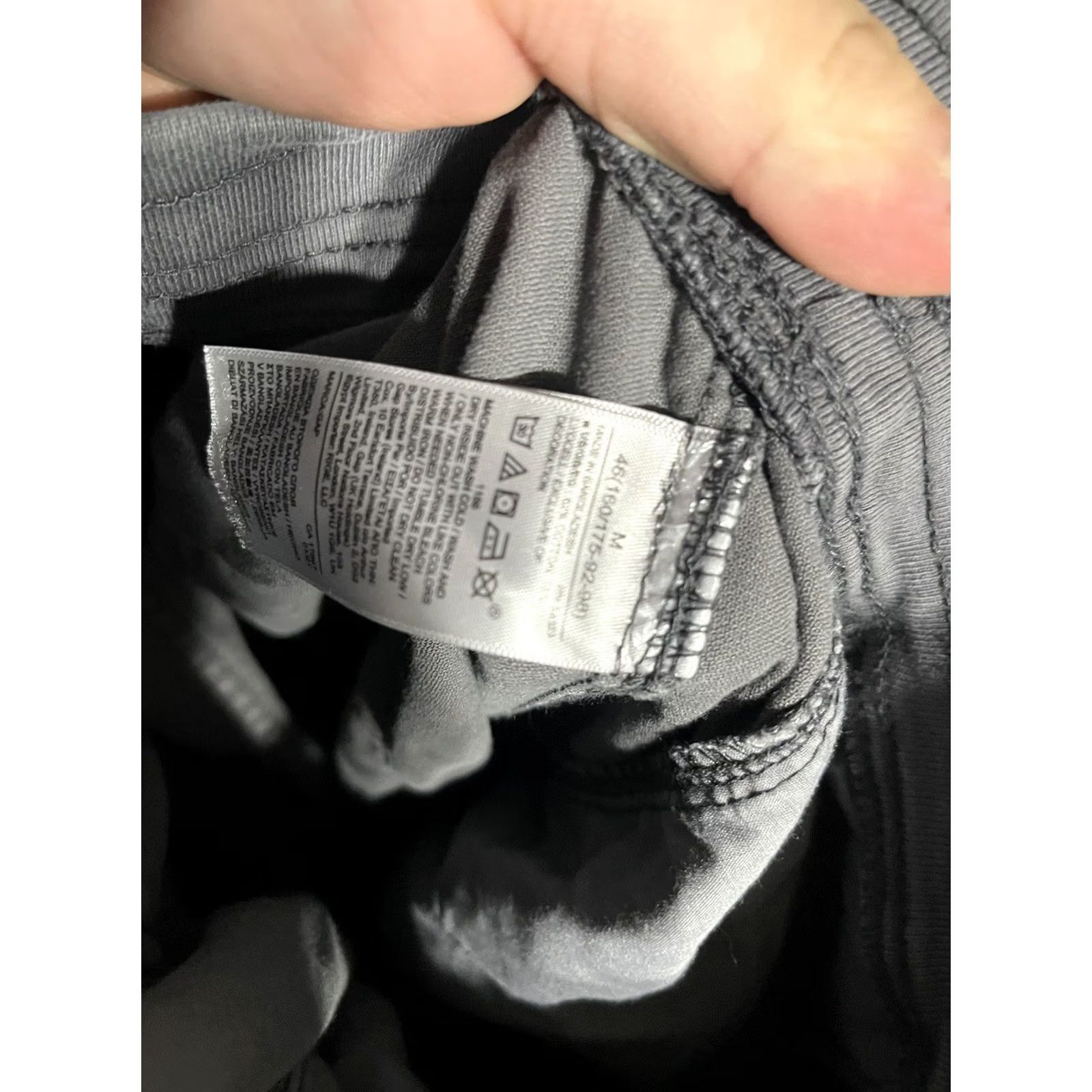 Gap GAP Pants M Gray Jogger Tapered Leg Stretch Pull On Cuffed Women's Size 32" / US 10 / IT 46 - 6 Thumbnail