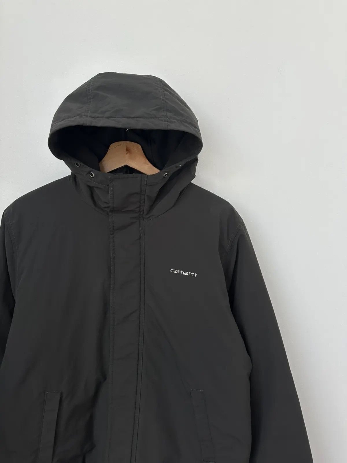 Carhartt Vintage Carhartt Big Logo Gray Jacket Size US L / EU 52-54 / 3 - 5 Thumbnail