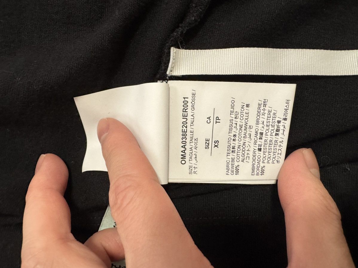 Off-White Off white logo and back graphic t shirt Size US XS / EU 42 / 0 - 5 Thumbnail