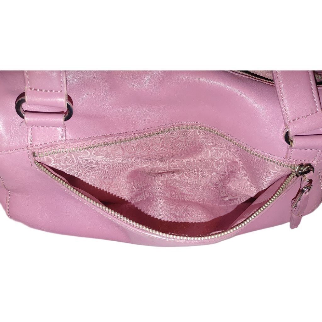 The Unbranded Brand Charles David Leather Shoulder Bag in Bubble Gum Pink Size ONE SIZE - 9 Thumbnail