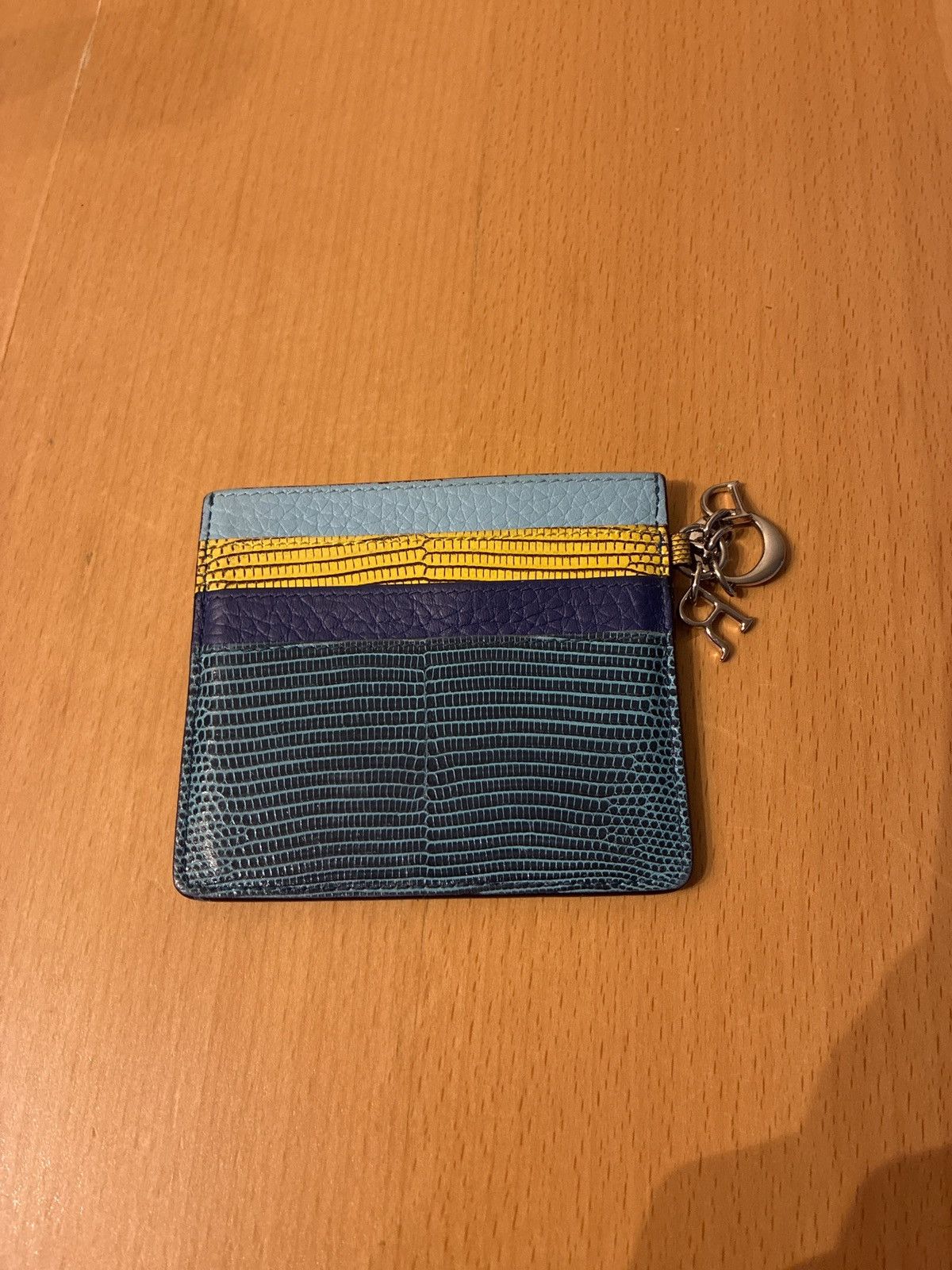 Dior Christian Dior Multicolor Embossed Leather Cardholder Size ONE SIZE - 1 Thumbnail