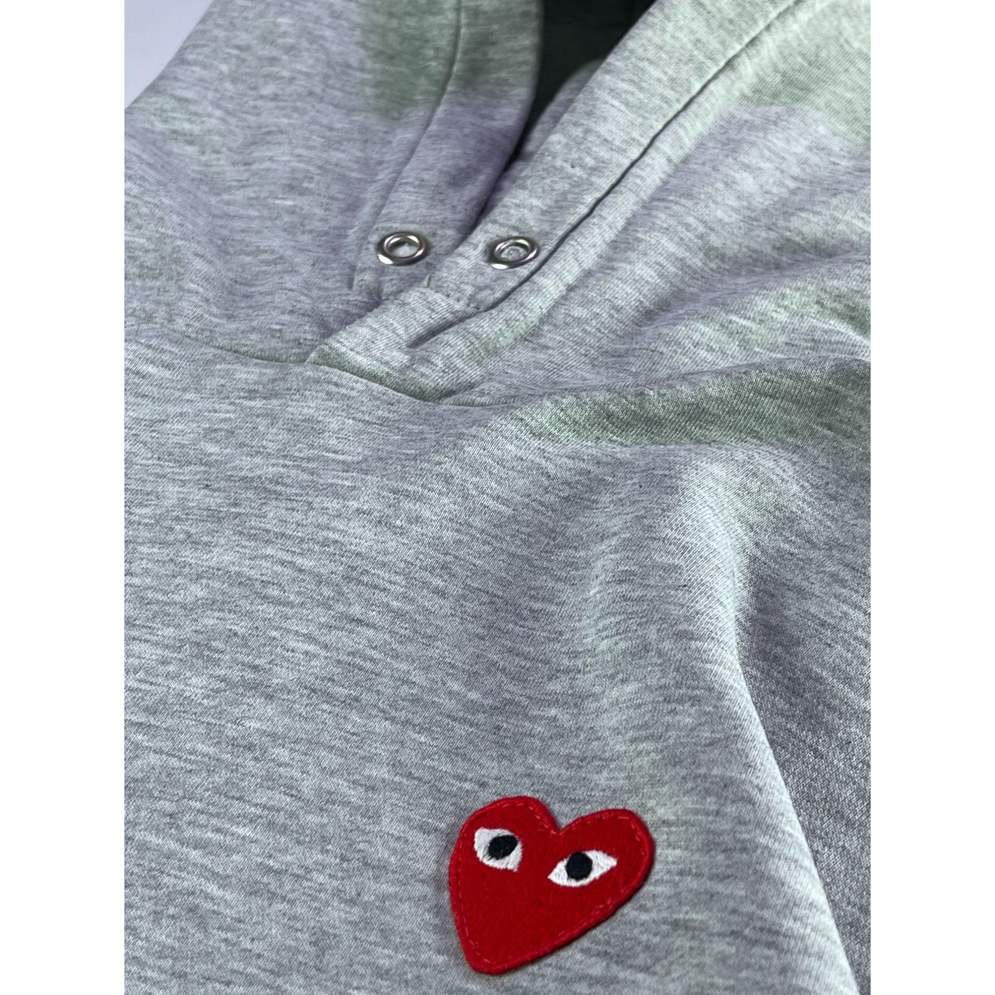 Comme des Garcons × Comme des Garcons PLAY Play Comme Des Garçons Grey Basic Hoodie Size US M / EU 48-50 / 2 - 4 Thumbnail