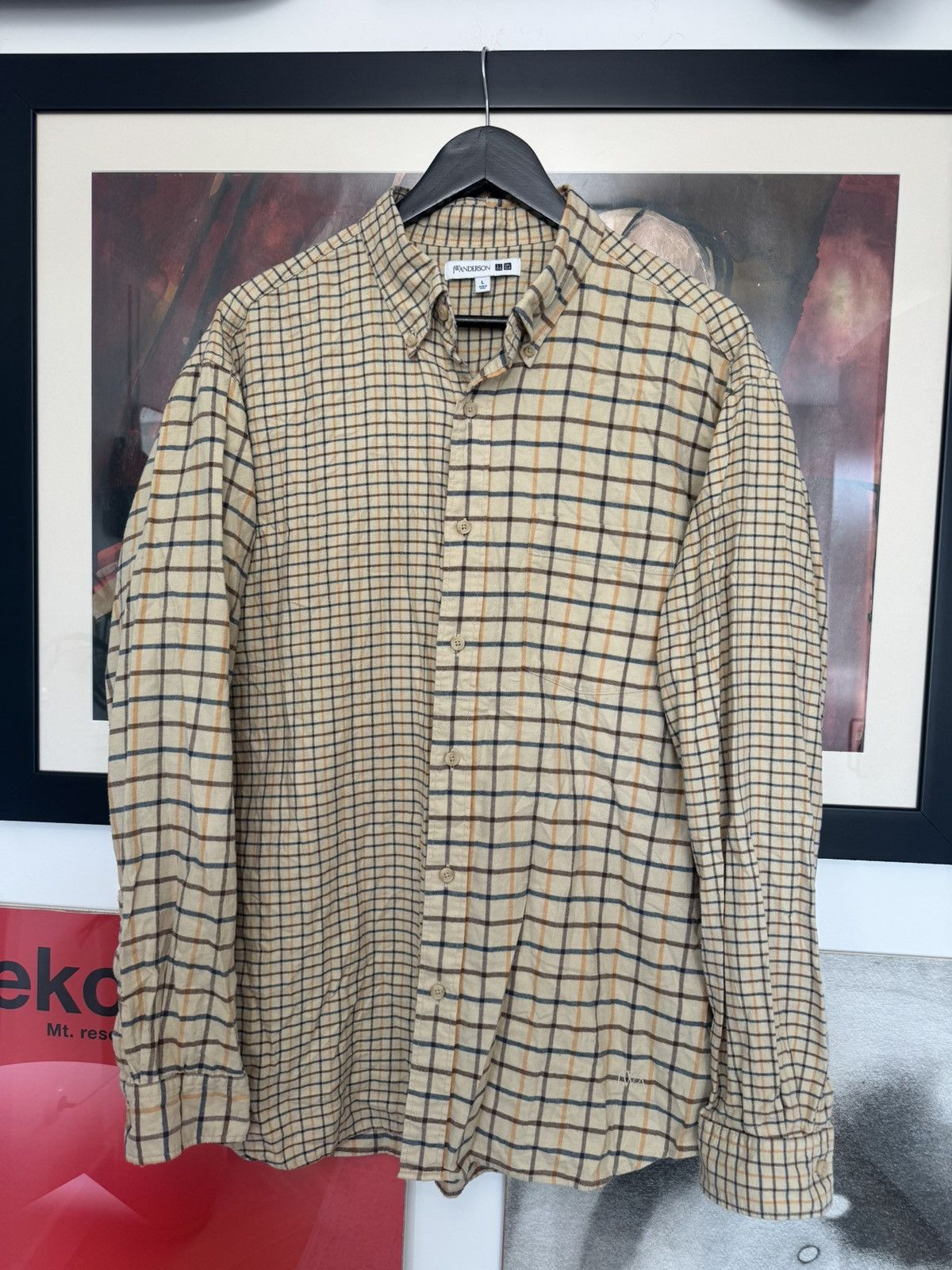 Uniqlo J.W. Anderson X Uniqlo Flannel Button Up Shirt Rare Designer Size US L / EU 52-54 / 3 - 1 Thumbnail