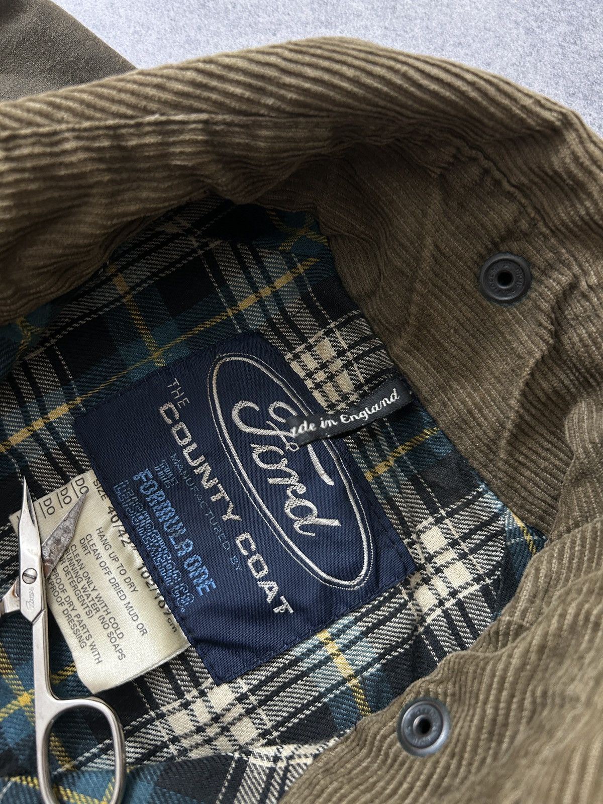 Ford Vintage Ford Country Coat For Formula One Waxed jacket mens Size US L / EU 52-54 / 3 - 8 Thumbnail