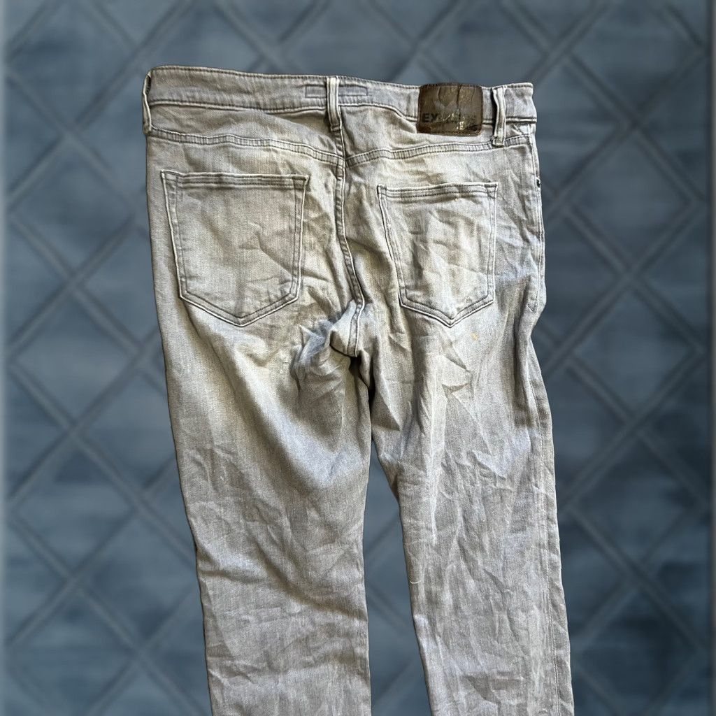 Express Express Jeans Button Logo Slim Gray Denim 32x30 Mens Shirt? Size US 32 / EU 48 - 1 Thumbnail