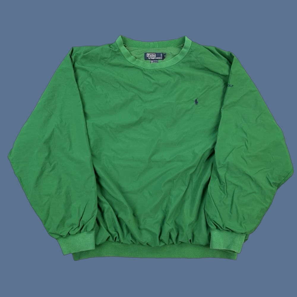 Polo Ralph Lauren VINTAGE Polo Ralph Lauren Polo Pullover Mens XL Green Golf Windbreaker 90s Size US XL / EU 56 / 4 - 1 Thumbnail