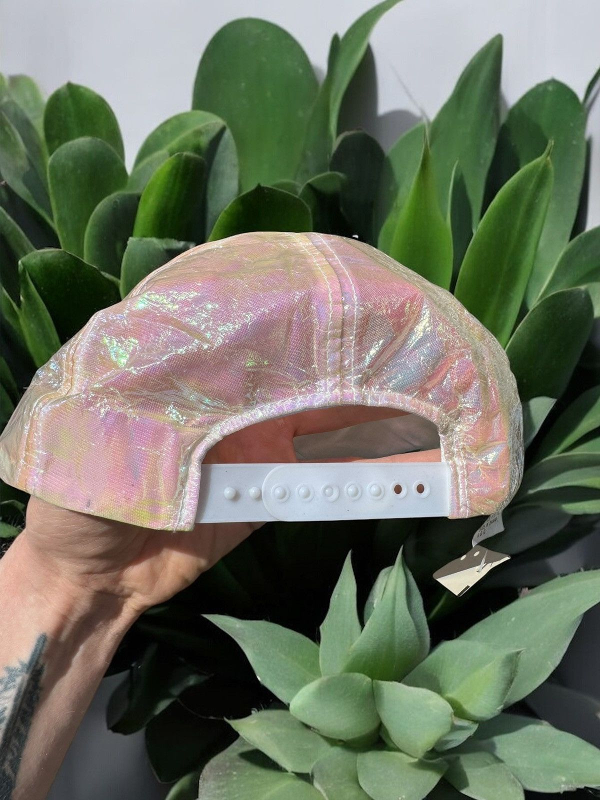 Vintage 90’s Cintage Texas Silver Iridescent Vintage Snapback Hat Size ONE SIZE - 9 Thumbnail