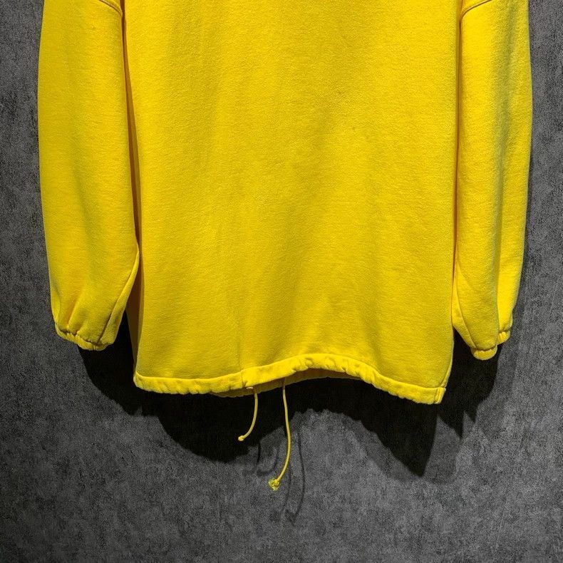 Balenciaga Balenciaga Yellow Hooded Sweatshirt Size Xs-2506 Size XS / US 0-2 / IT 36-38 - 6 Thumbnail