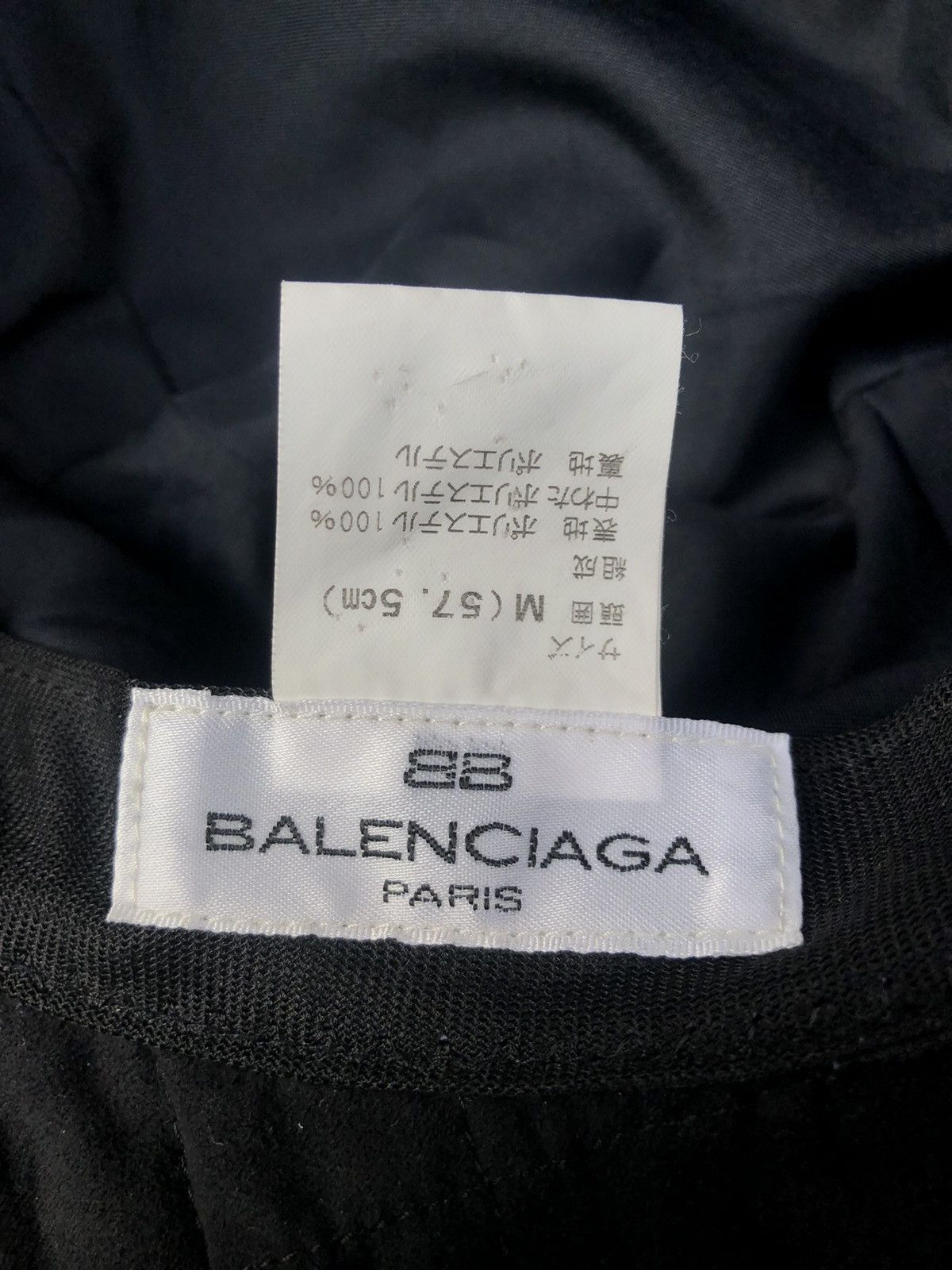 Balenciaga × Vintage Vintage Balenciaga Quilted Bucket Hats Size ONE SIZE - 4 Thumbnail