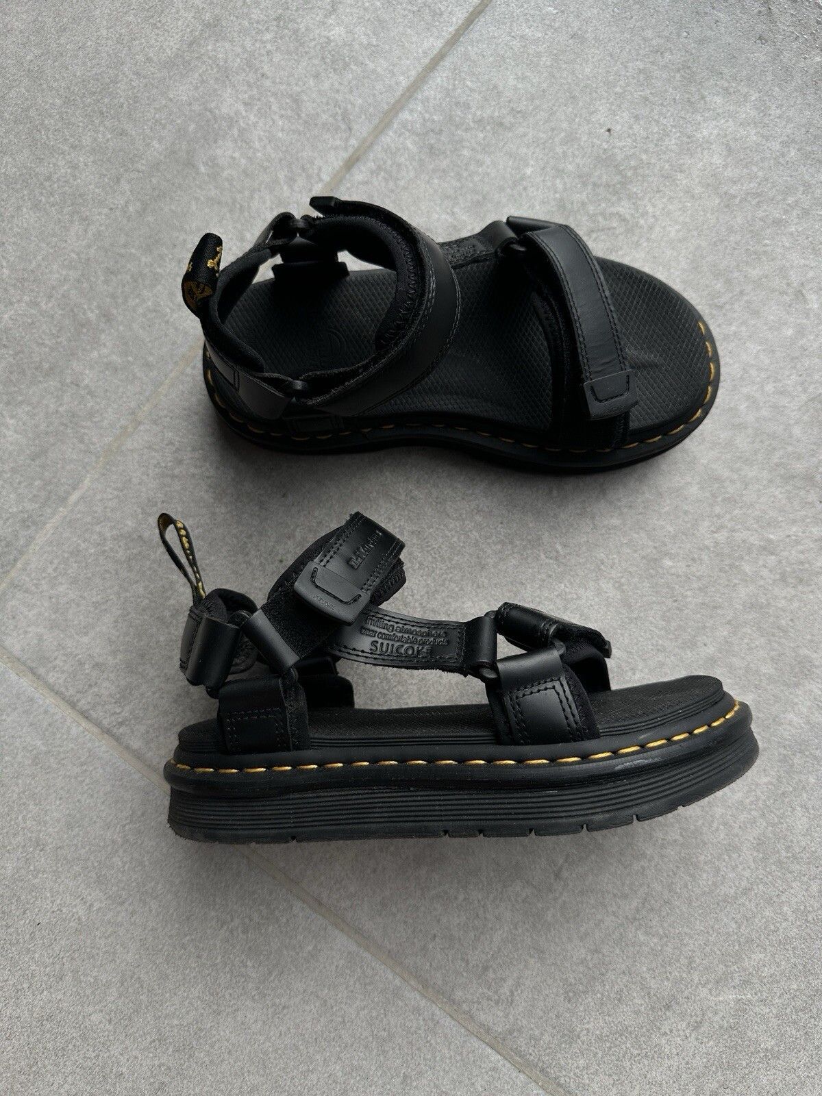 Dr. Martens × Suicoke Dr Martens Suicoke Dm Depa Platform Sandals Black Size US 7 / IT 37 - 1 Thumbnail
