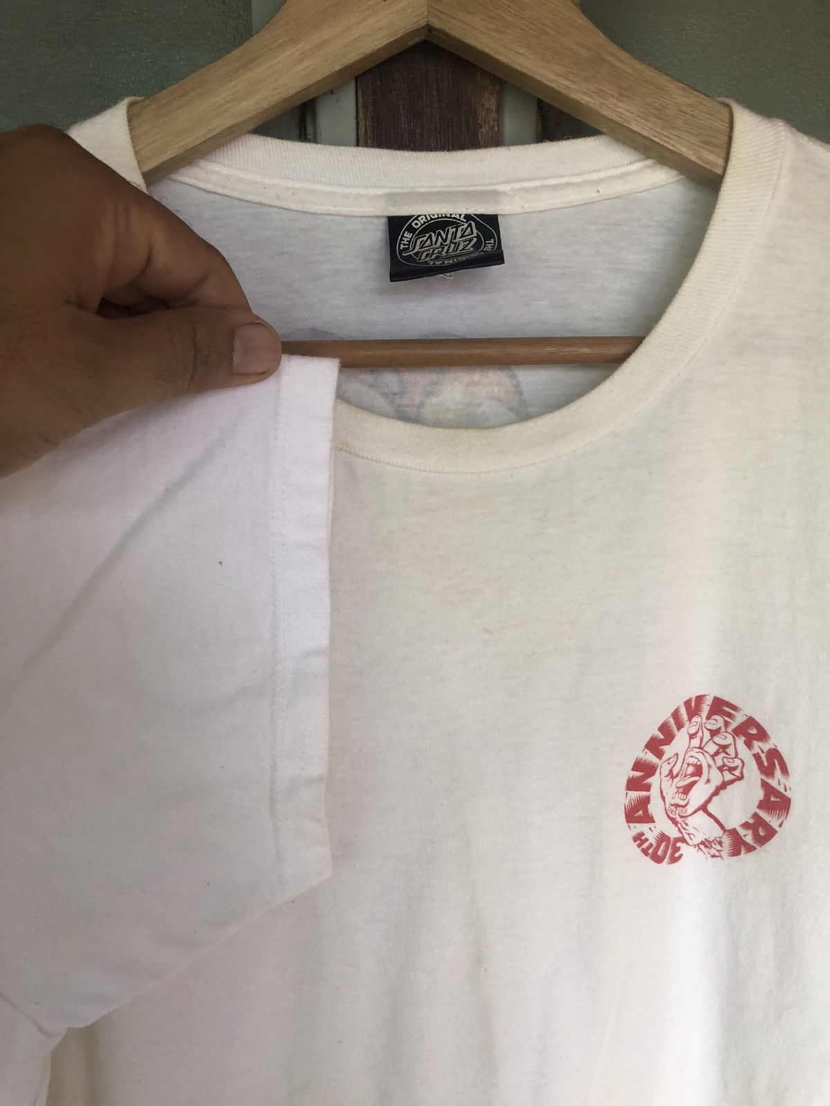 Santa Cruz Skateboards Vintage Santa Cruz Skateboards Anniversary Shirt Tee Size US L / EU 52-54 / 3 - 6 Thumbnail
