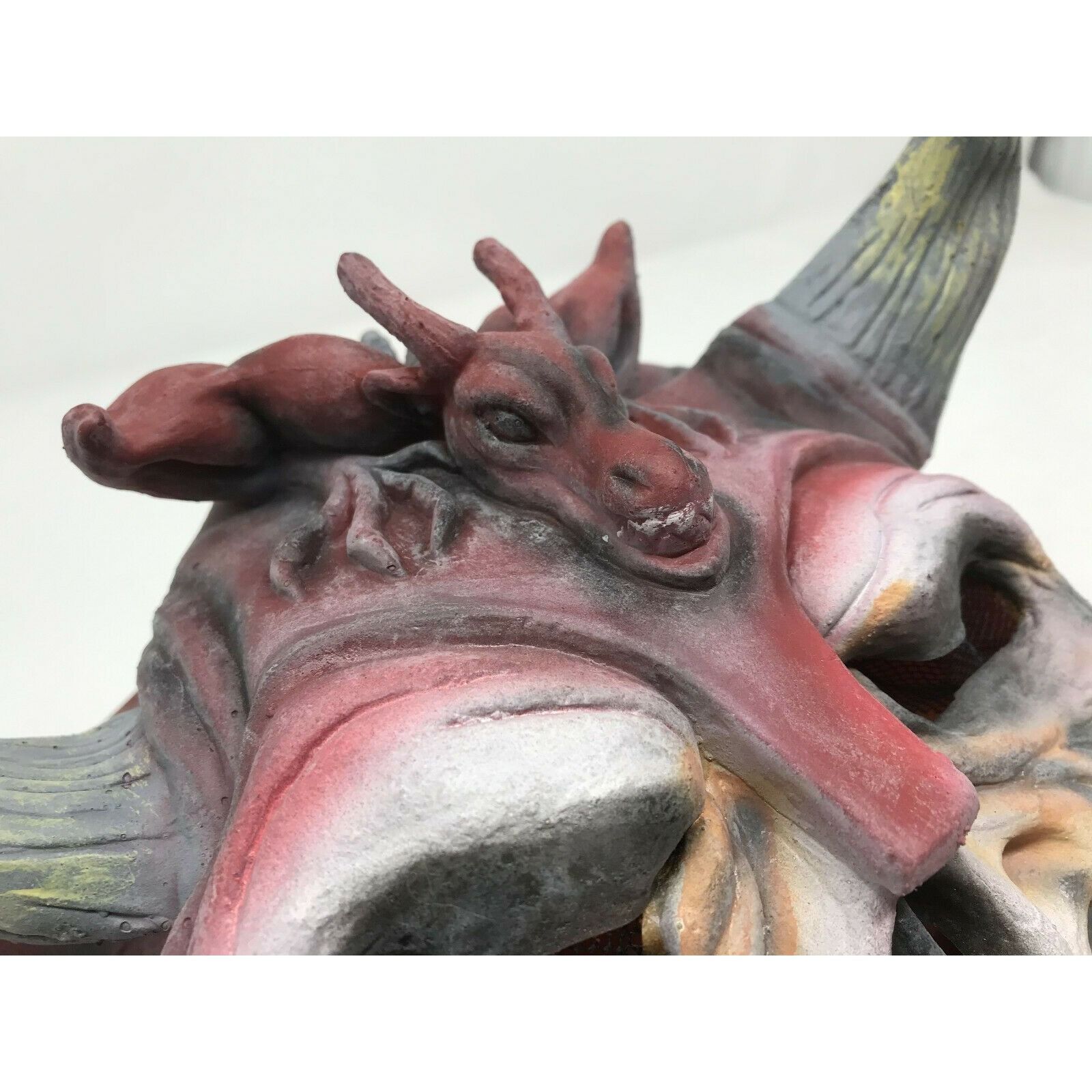 Other Halloween Horned Skull Adult Latex Mask w shin guards, cape Size ONE SIZE - 11 Thumbnail