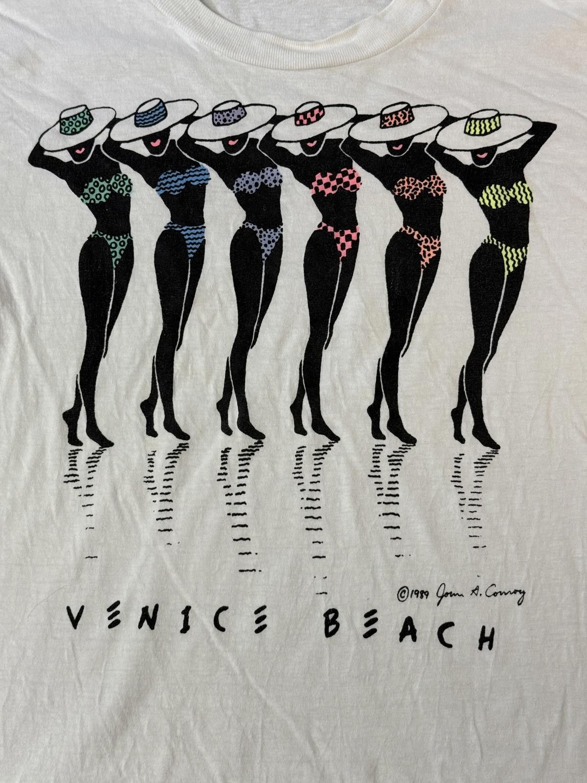 Other Vintage Venice Beach Bikini Girls T-shirt California 1989 -L Size US L / EU 52-54 / 3 - 3 Thumbnail