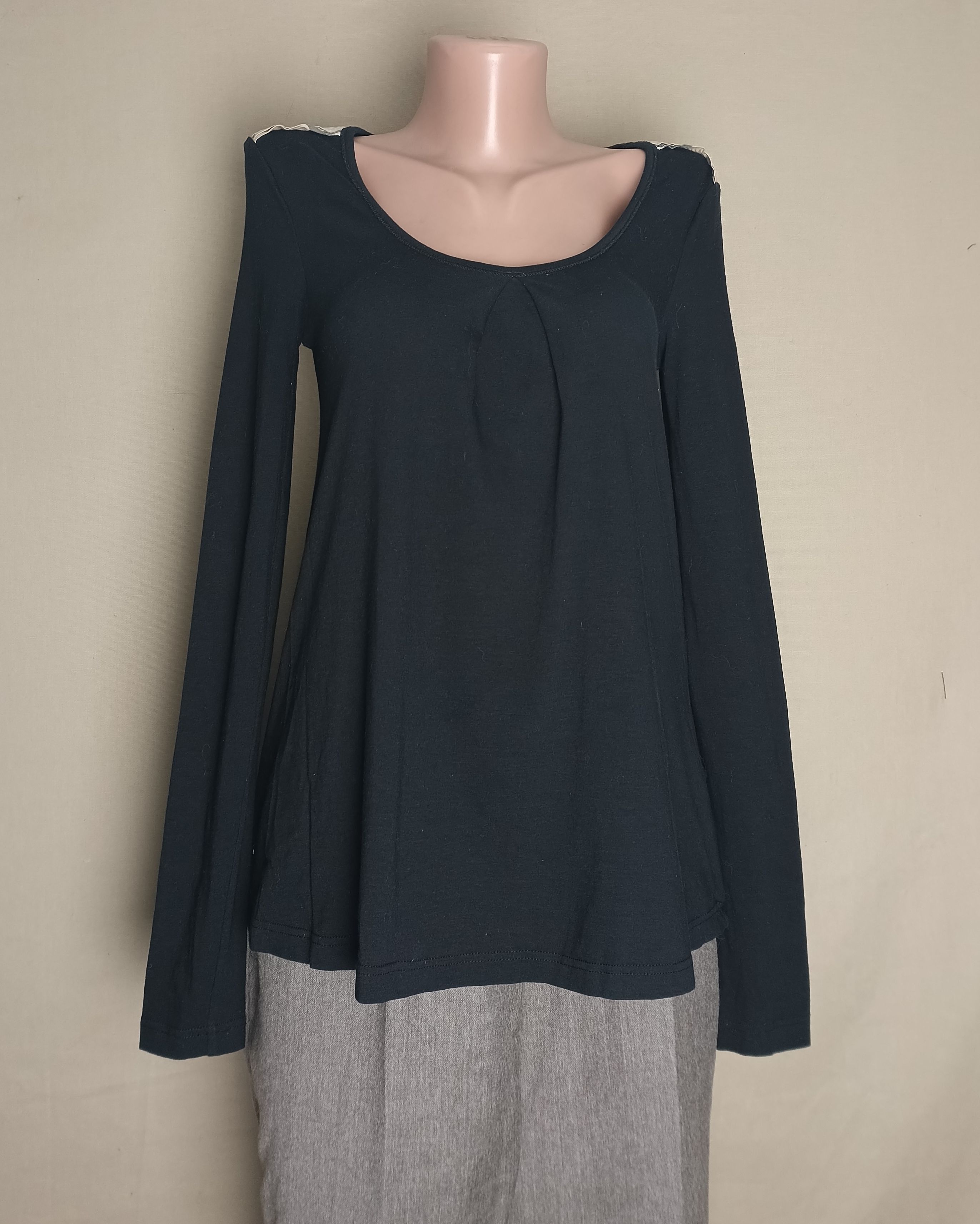 Burberry BURBERRY Brit Cotton Long Sleeve Top Blouse Size XS Size XS / US 0-2 / IT 36-38 - 1 Thumbnail