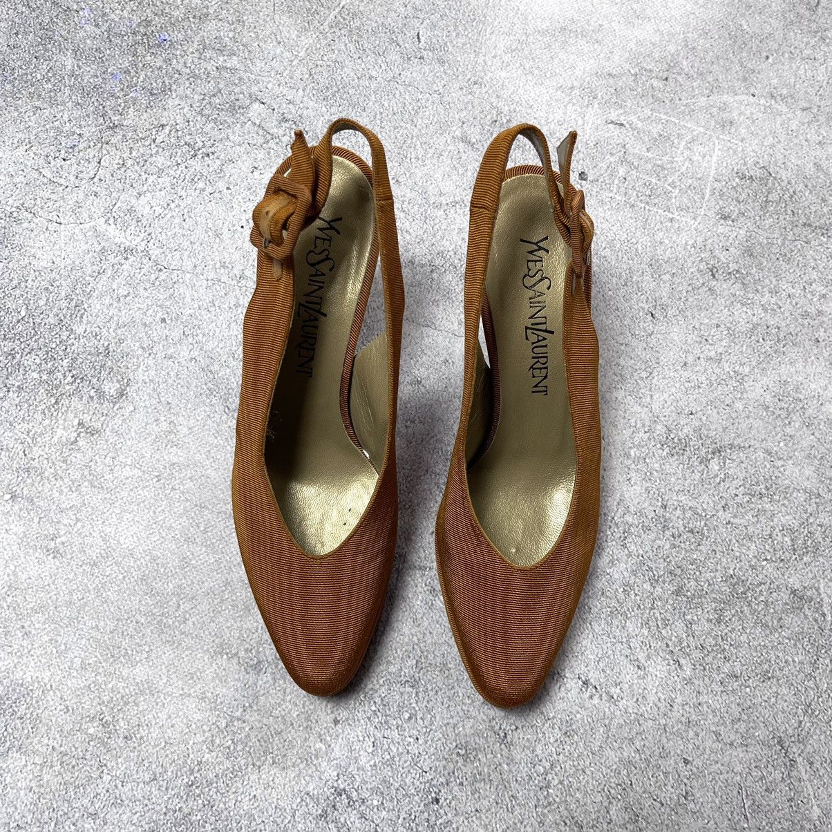 Yves Saint Laurent Vintage Yves Saint Laurent YSL Heels Sandals Size 36 Size US 6 / IT 36 - 1 Thumbnail
