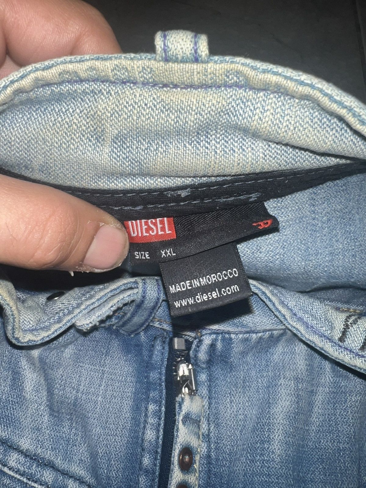 Diesel Diesel Denim Jacket Size L / US 10 / IT 46 - 15 Thumbnail