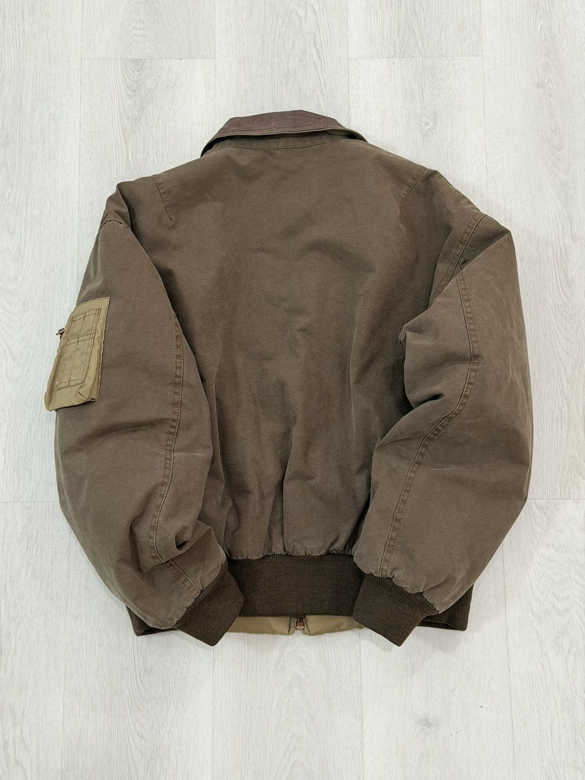 Diesel Vtg Diesel Motorcycle Riders Bomber Jacket Leather Collar M Size US M / EU 48-50 / 2 - 11 Thumbnail