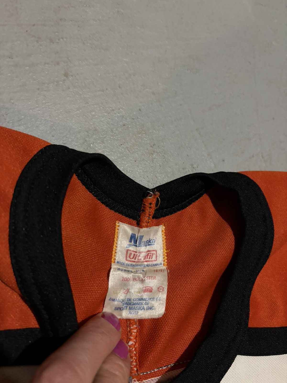 Ccm True Vintage 80s NHL Rick Tocchet Philadelphia Flyers Jersey Size US XL / EU 56 / 4 - 5 Thumbnail