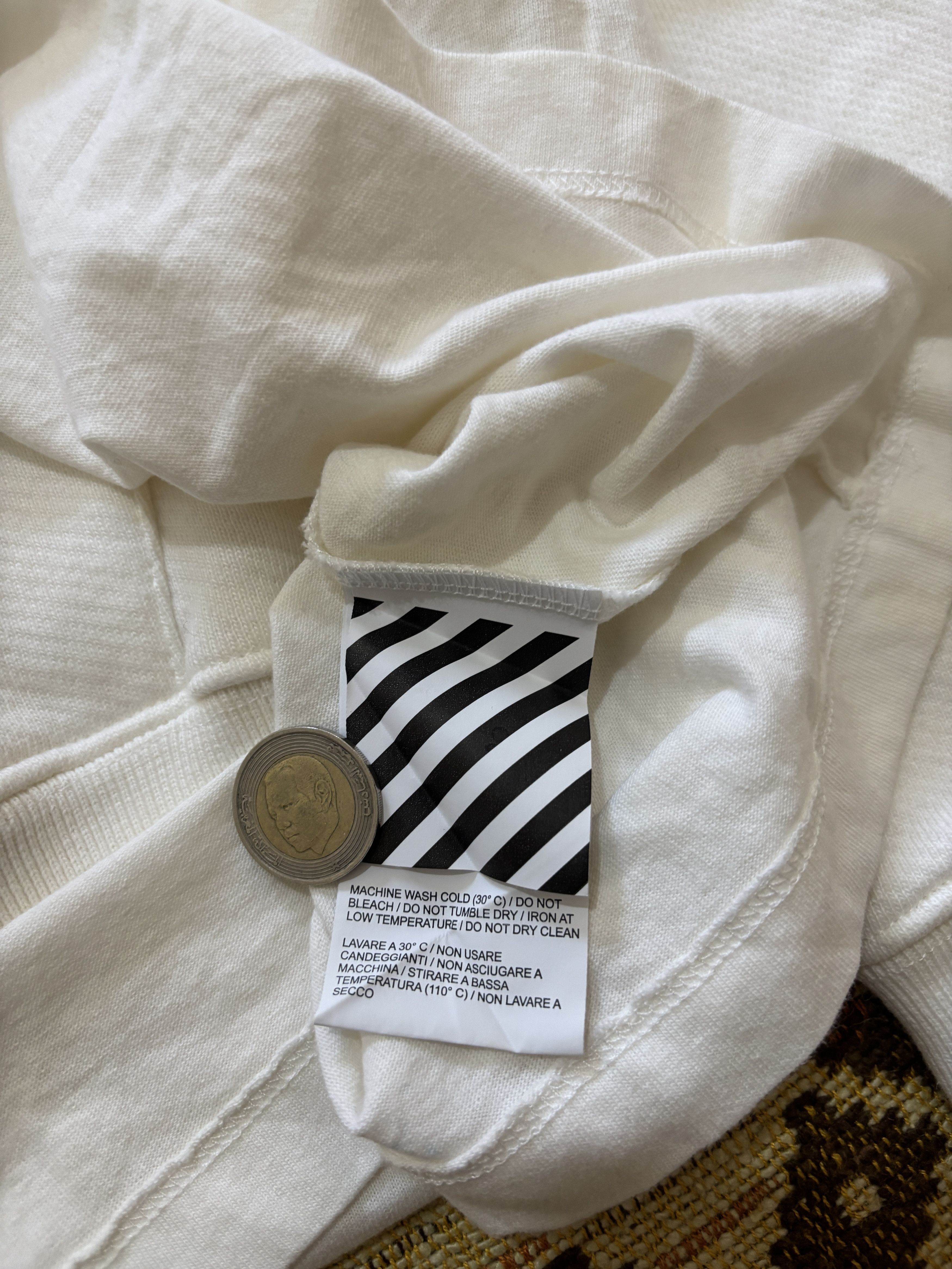 Off-White Off White Globe World Hands Hoodie Size US L / EU 52-54 / 3 - 4 Thumbnail