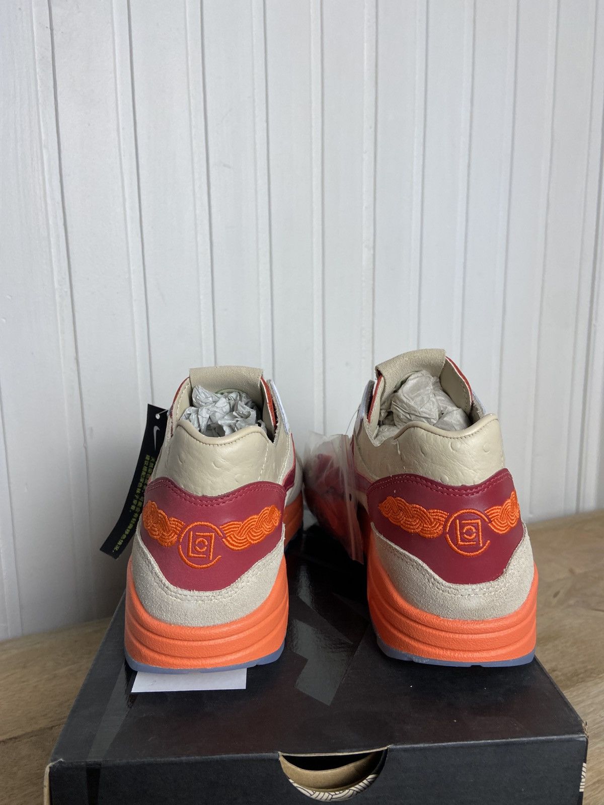 CLOT × Nike New Nike Air Max 1 "Clot Kisses Of Death" Authentic 8,5US Size US 8.5 / EU 41-42 - 5 Thumbnail