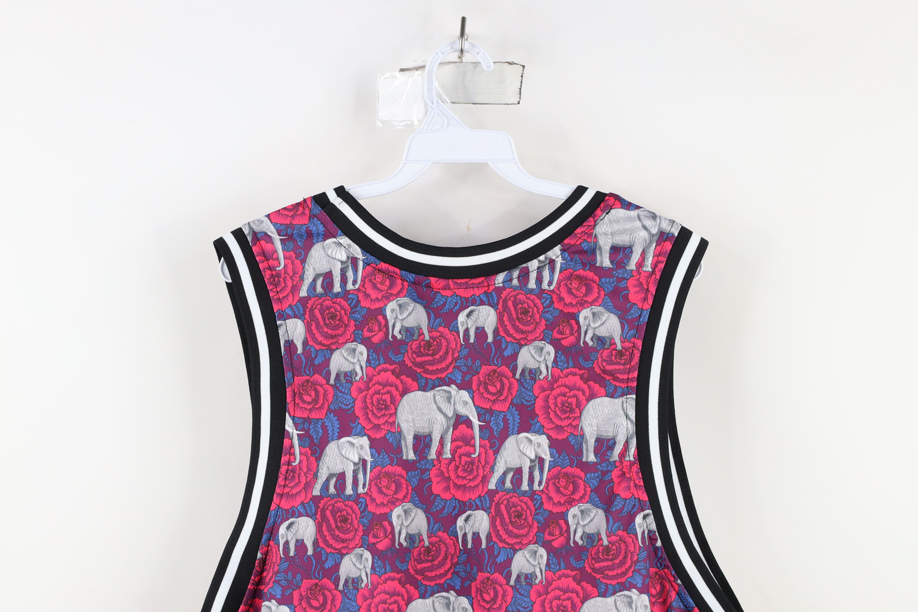 Vintage × WeSC New WESC Elephant All Over Print Basketball Jersey Tank Top Size US XXL / EU 58 / 5 - 11 Thumbnail