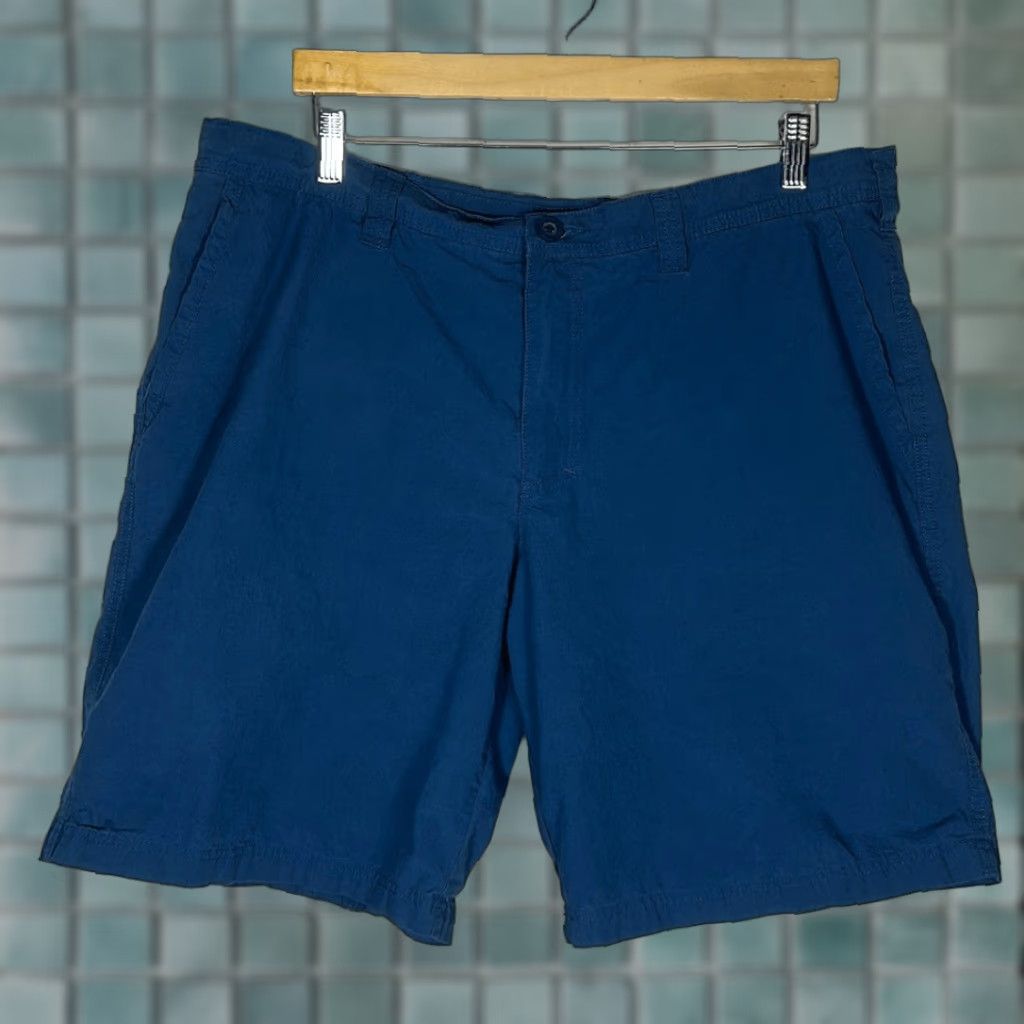 Vintage Columbia Shorts Mens Blue Chino khaki 38 Inseam 10” Size US 38 / EU 54 - 1 Thumbnail
