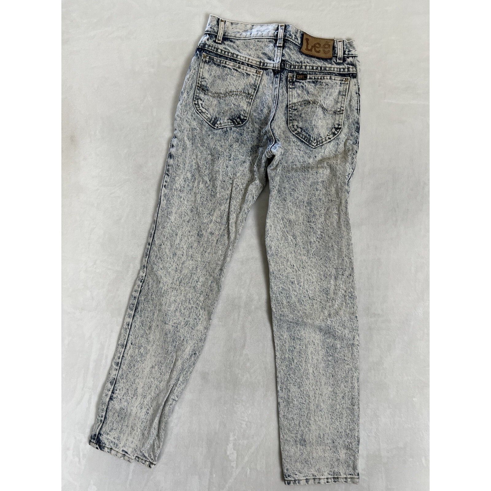 Lee Vintage Lee Acid Wash Blue Denim Jeans Size 26x30 Made In US Size 26" / US 2 / IT 38 - 9 Thumbnail