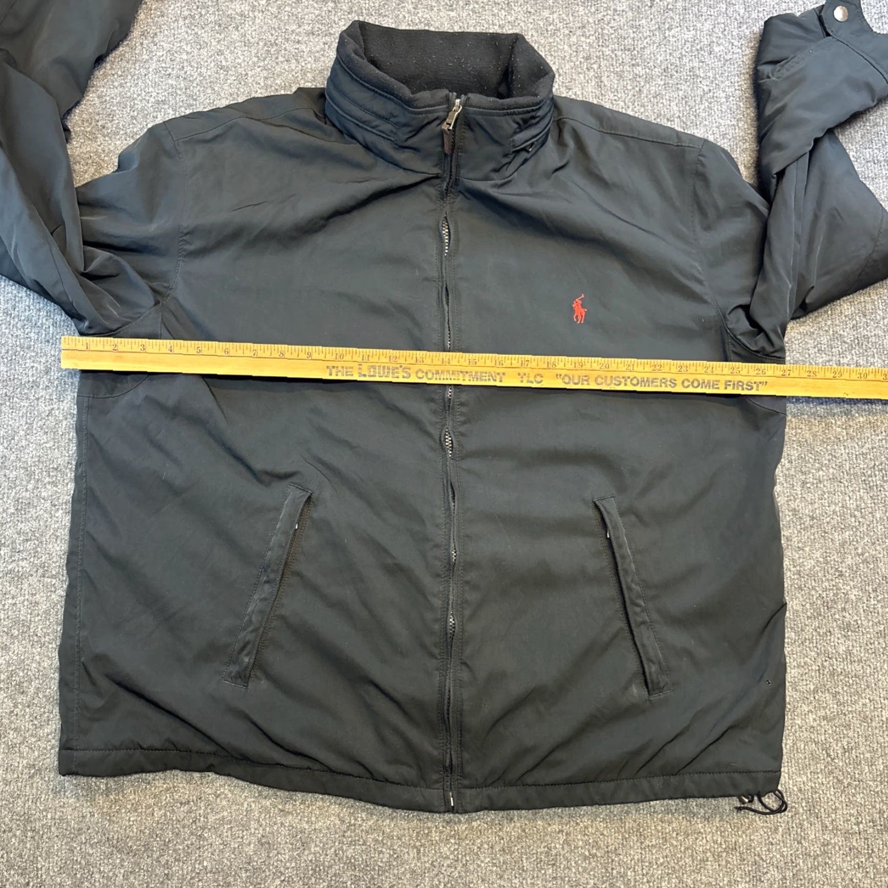 Polo Ralph Lauren Polo Ralph Lauren Coat Men XXL Black Insulated Rollaway Hood Full Zip Classic Windbreaker Zip Pockets Logo Embroidered Water Resistant Lined Windproof Size US XXL / EU 58 / 5 - 5 Thumbnail