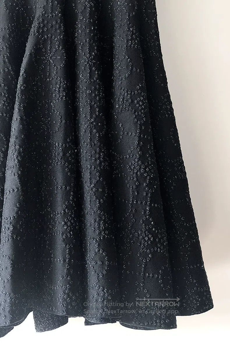 Alaia Alaia Metallic Floral Extra Large Skirt Maxi Dress Size S / US 4 / IT 40 - 6 Thumbnail