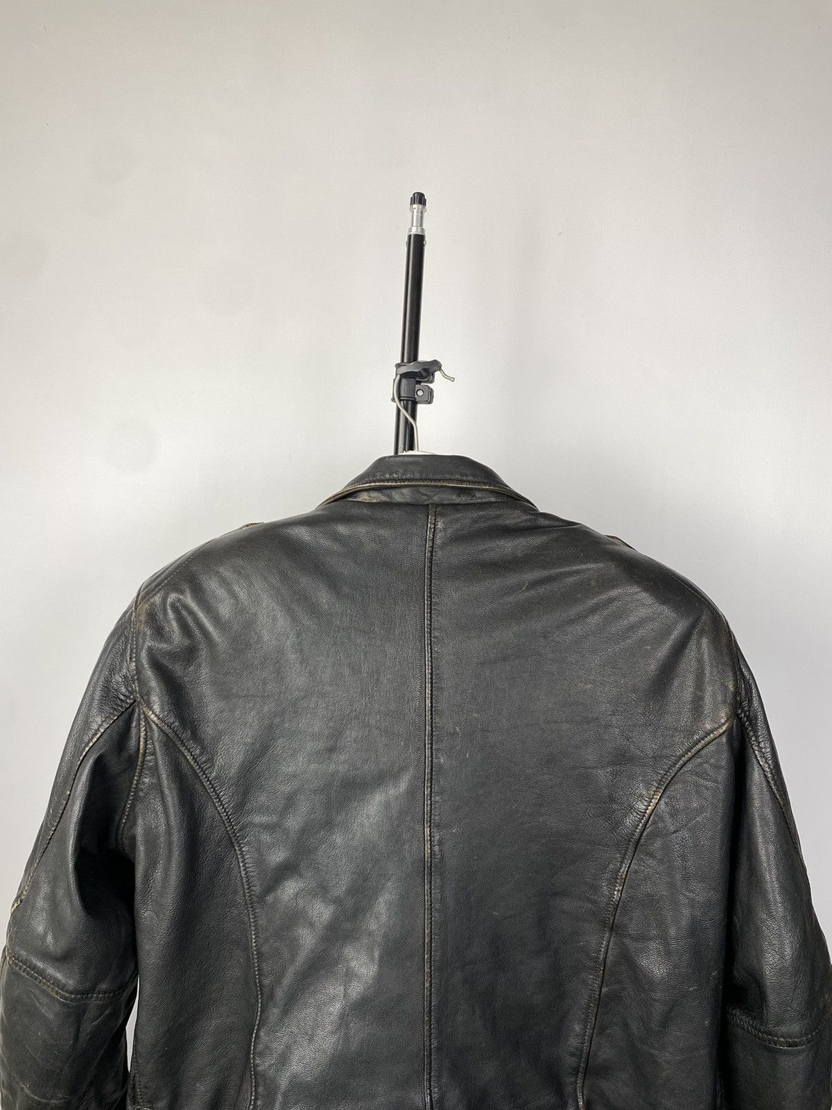 Other 🔥SPIRIT MOTORS RACING TRUE LEATHER JACKET 50-42 Size Size US M / EU 48-50 / 2 - 10 Thumbnail