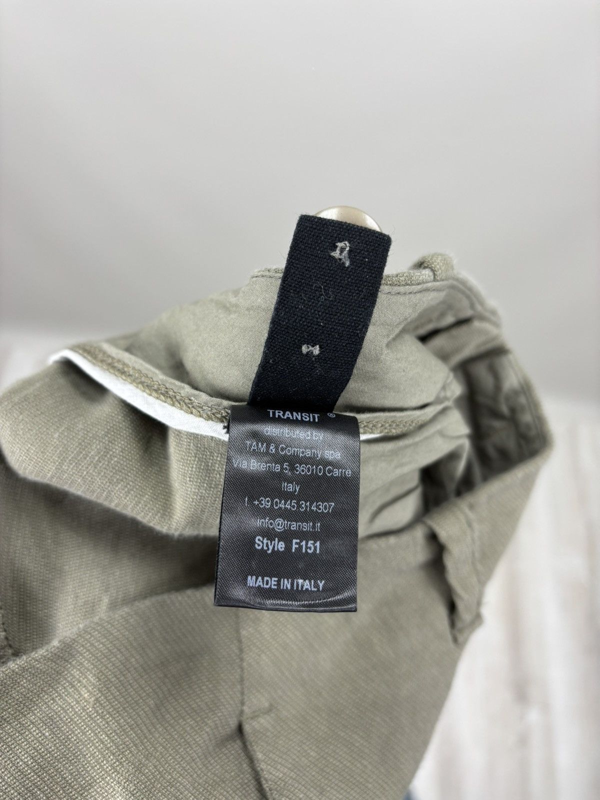 Transit Uomo Mens linen pants Transit Uomo Size L Color Gray Size US 34 / EU 50 - 8 Thumbnail